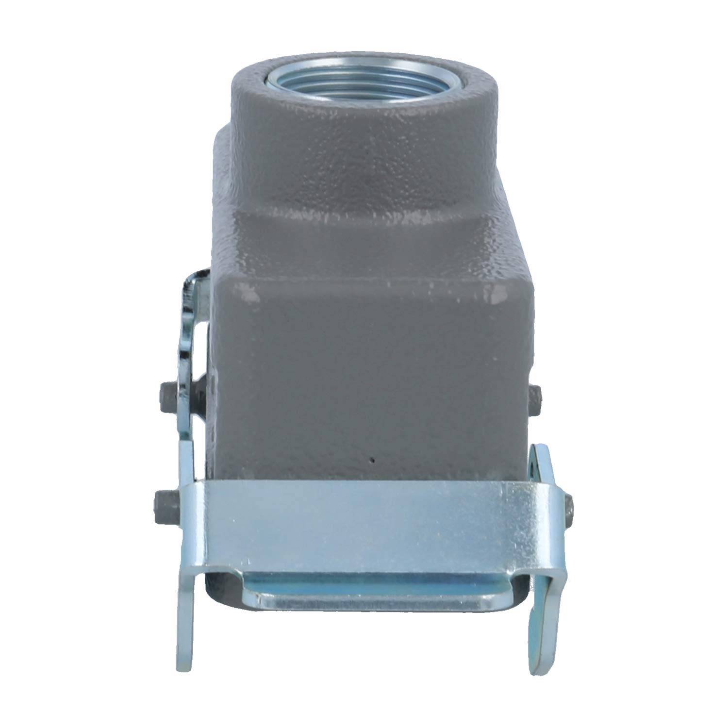 04300161462 HARTING Han 16B Tüllengehäuse niedrig, 1xM25 gerader Kabelabgang, mit 2 Querbügeln Verschraubung M25