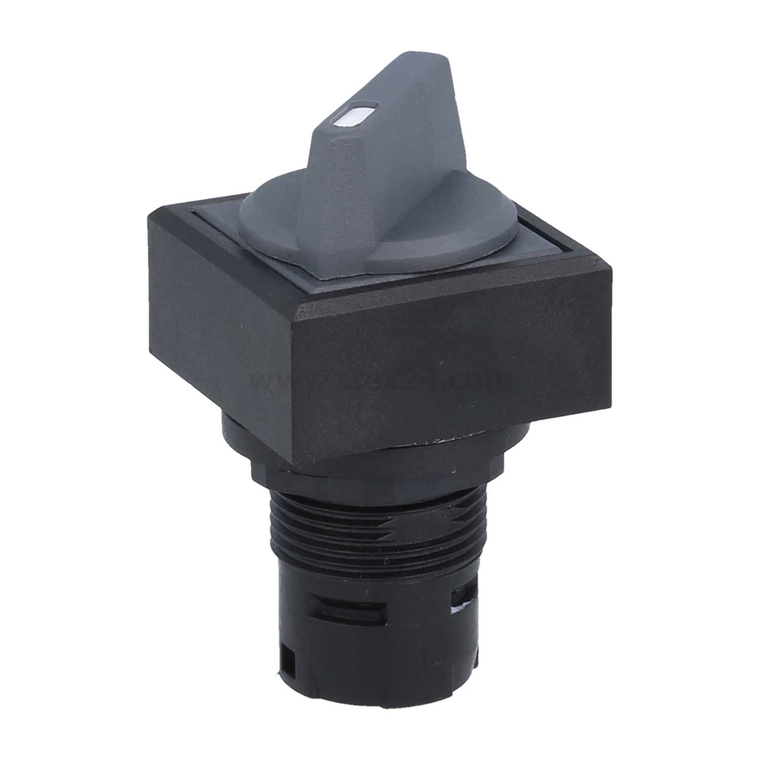 QXWA Georg Schlegel Wahlschalter rastend quadratisch, QUARTRON Beleuchtbar: Nein Beschriftbar: Nein - 1Stück