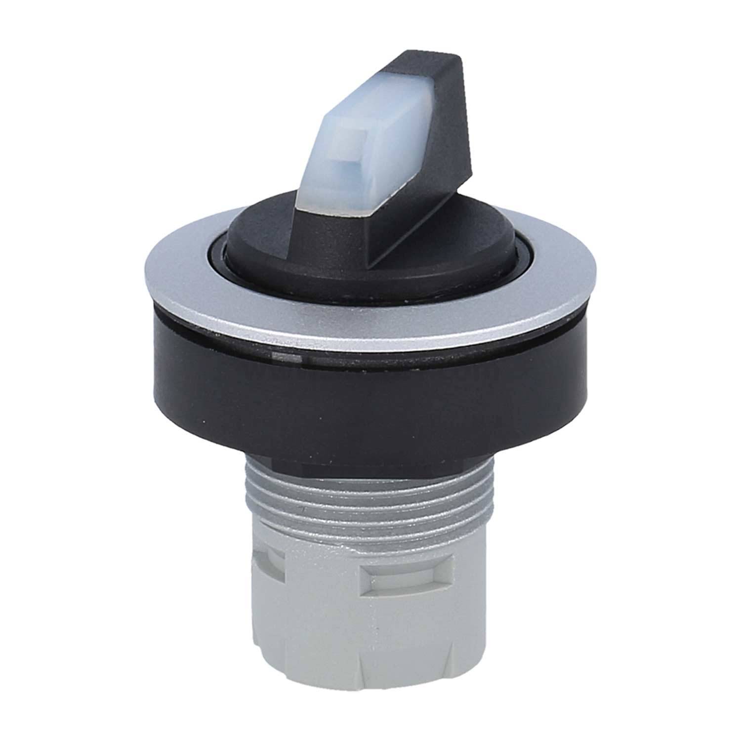 RRJWCL_KL Georg Schlegel Leucht-Wahlschalter links rastend, rechts tastend beleuchtbar, rund, RONTRON-R-JUWEL