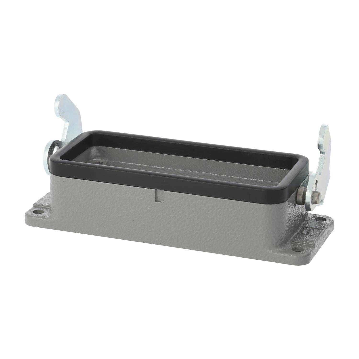 04300160305 HARTING Han 16B Anbaugehäuse mit 1 Längsbügel 1 Sicherheitsbügel Metall - 1Stück