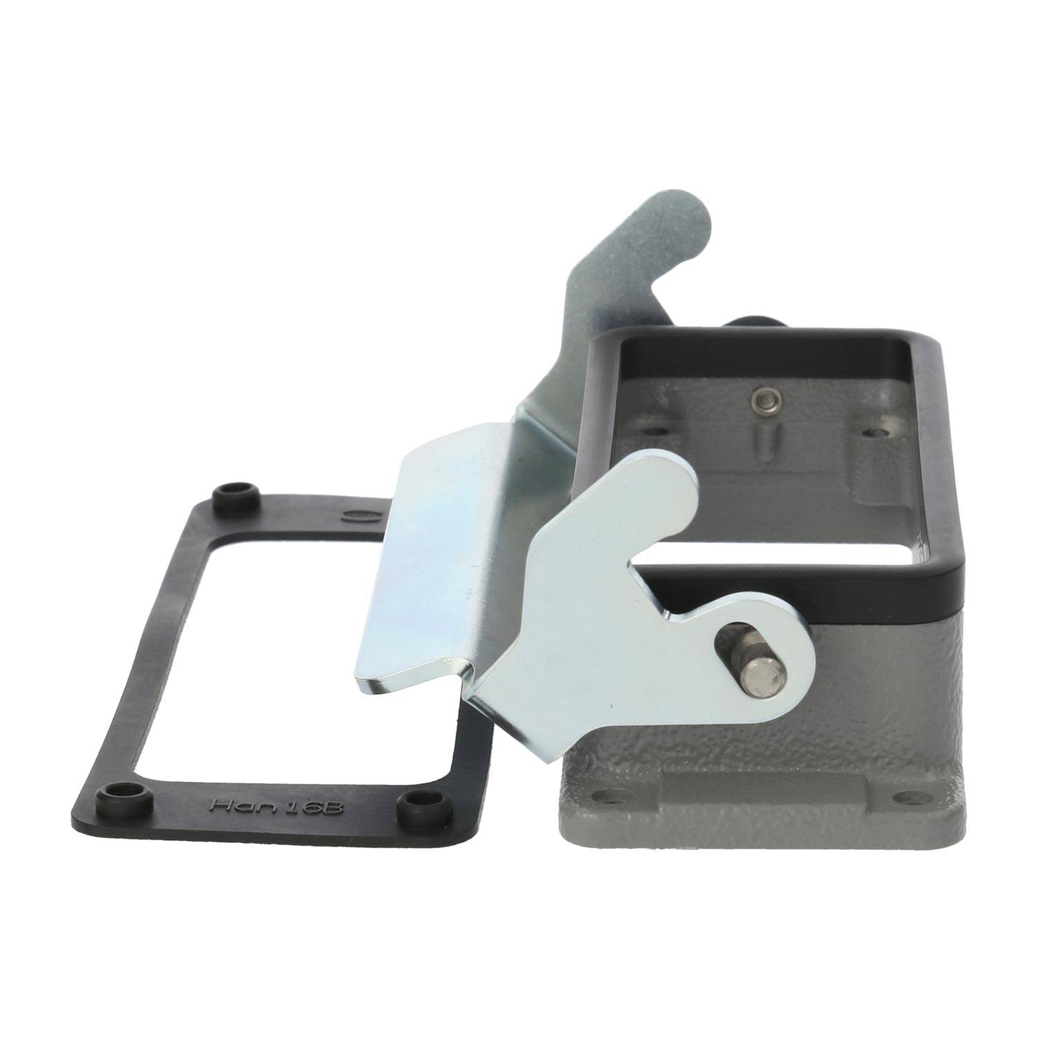 04300160305 HARTING Han 16B Anbaugehäuse mit 1 Längsbügel 1 Sicherheitsbügel Metall - 1Stück