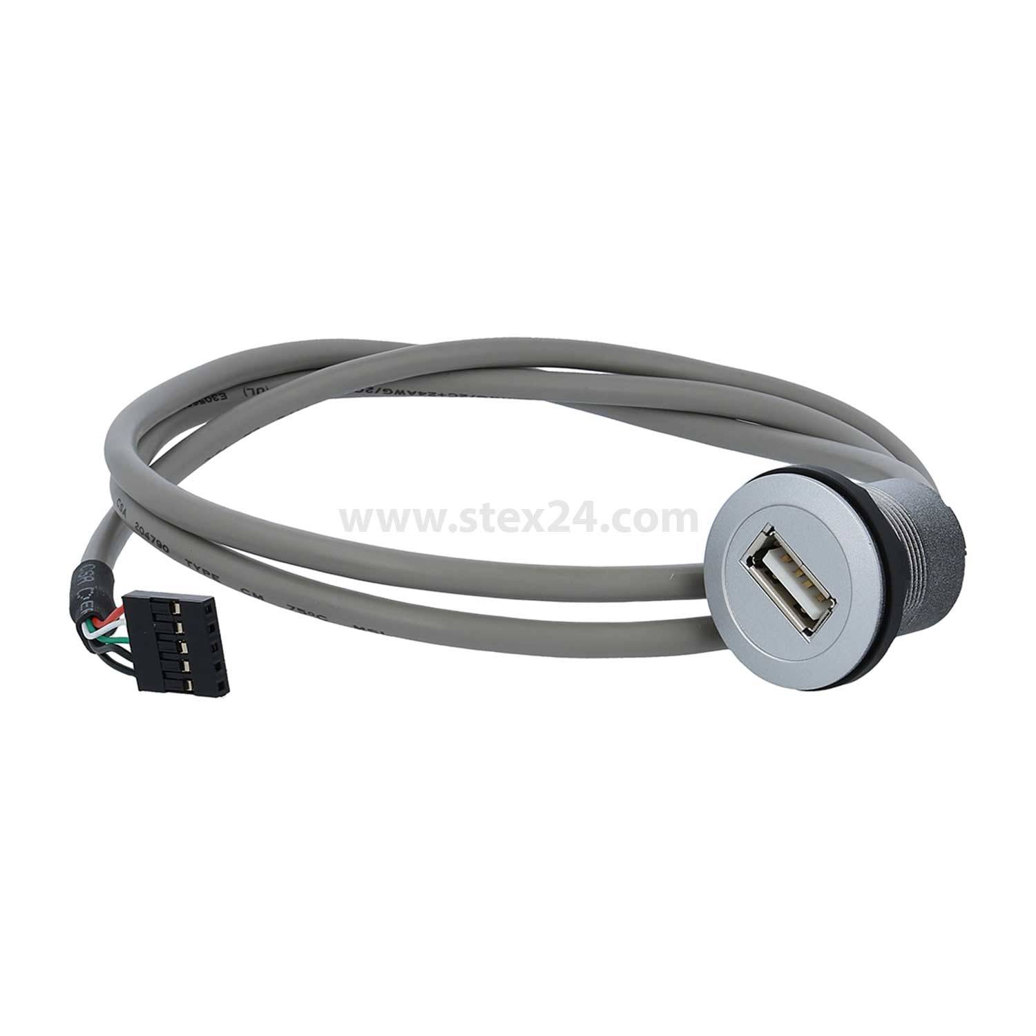 RRJ_USB100CM_673 Georg Schlegel USB-Buchse silberfarben, twin rund, RONTRON-R-JUWEL Buchse/Kabel-BuchseBauform Seite 1: