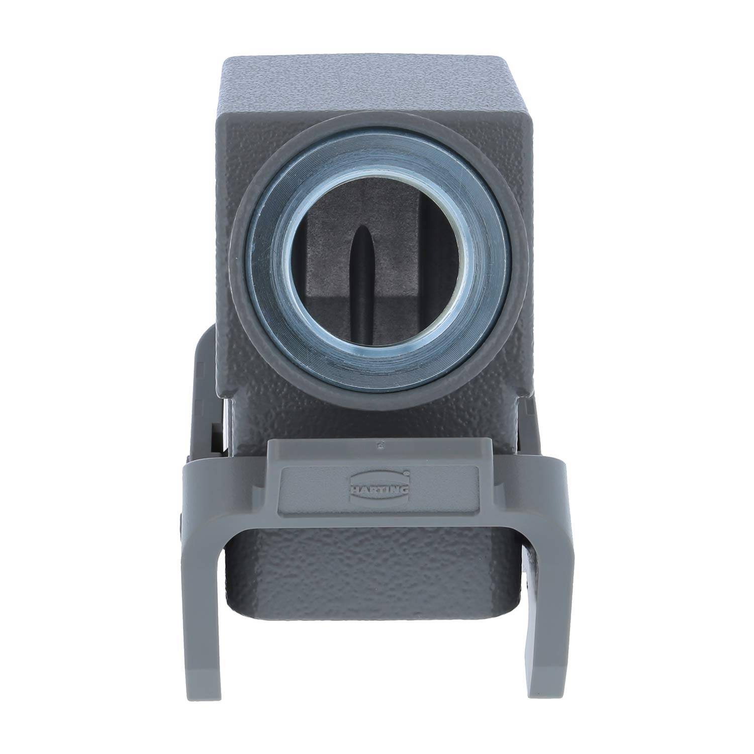 05300100565 HARTING Han 10B Tüllengehäuse hoch, 1xM25 seitlicher Kabelabgang, mit 2 Querbügeln Verschraubung M25