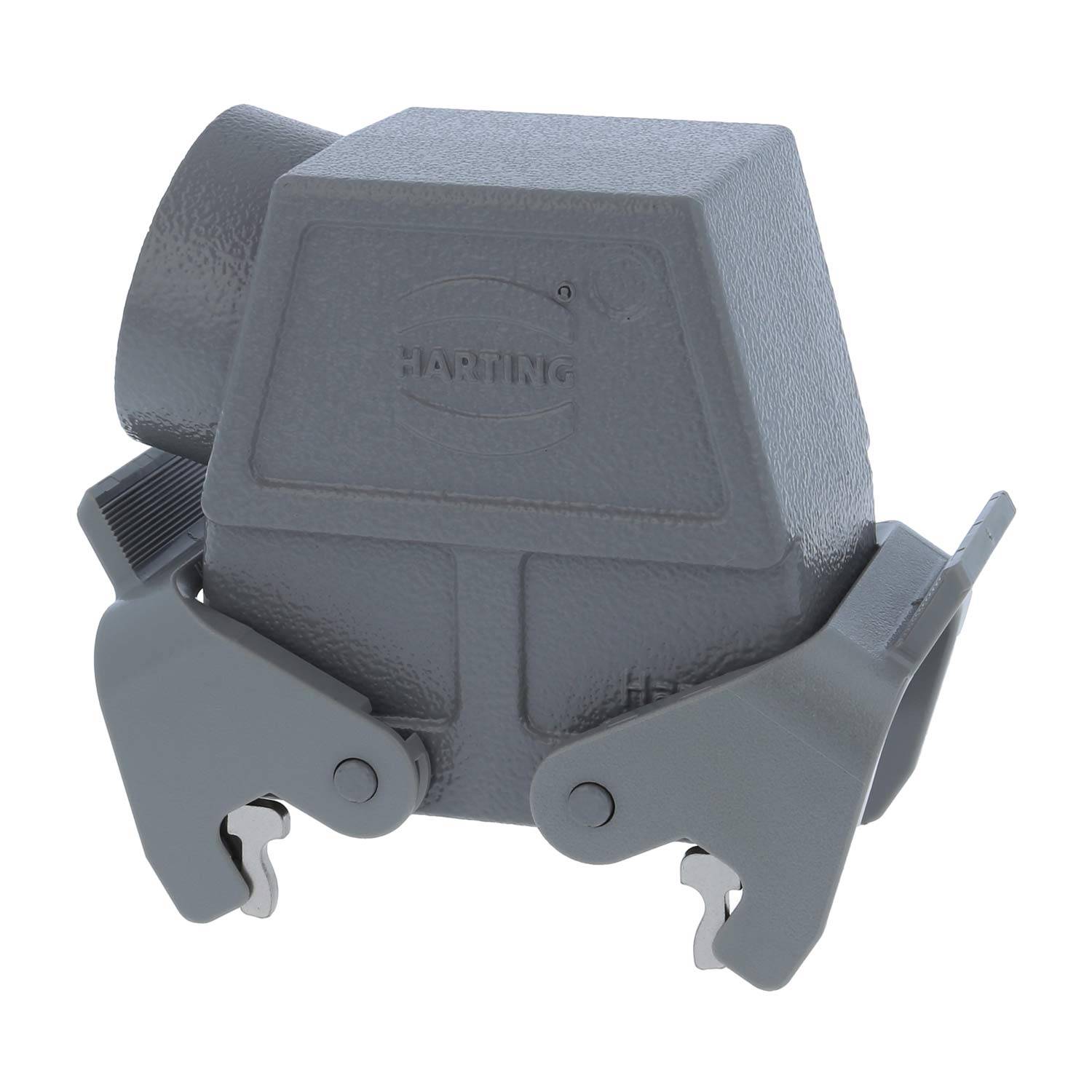 05300100565 HARTING Han 10B Tüllengehäuse hoch, 1xM25 seitlicher Kabelabgang, mit 2 Querbügeln Verschraubung M25