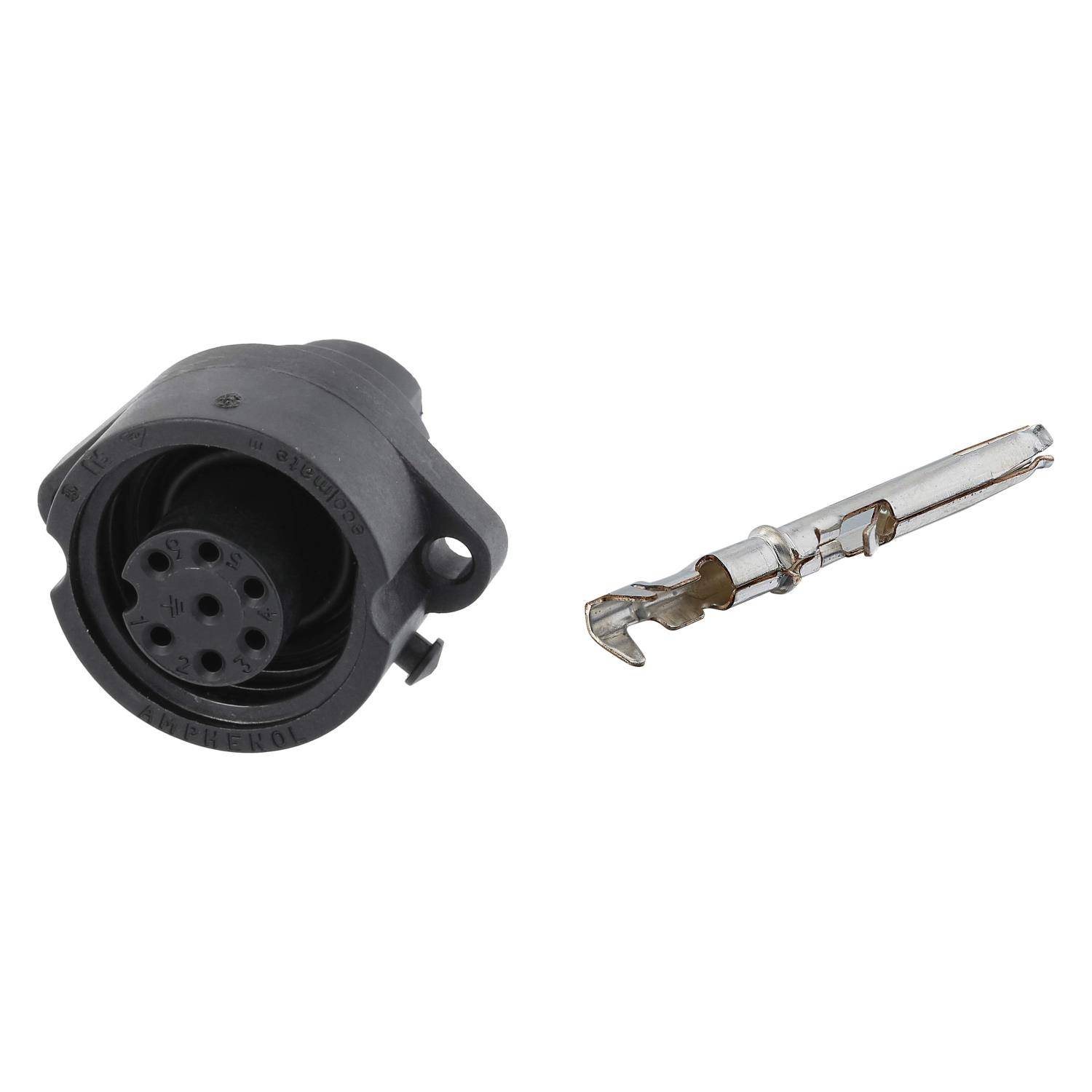 C01610G10641112K Amphenol SET-RD24-GSG Gerätesteckverbinder, inkl. Kontakte gerade Buchse Crimpanschluss, Polzahl 6+PE