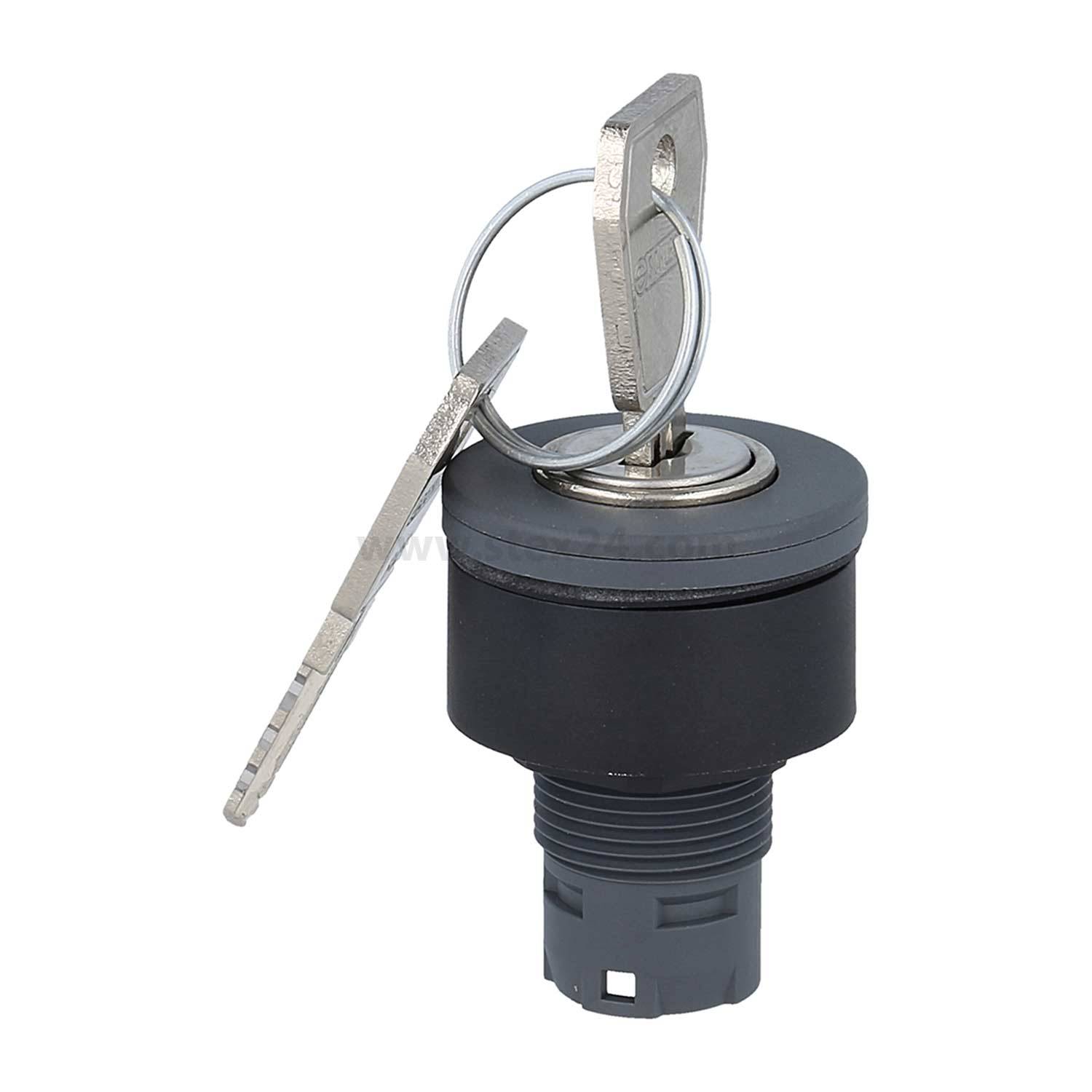 RXJZSSA13E Georg Schlegel Schlüsseltaste rastend zweigeteilter Stößel, rund, RX-JUWEL Beleuchtbar: Nein Beschriftbar: