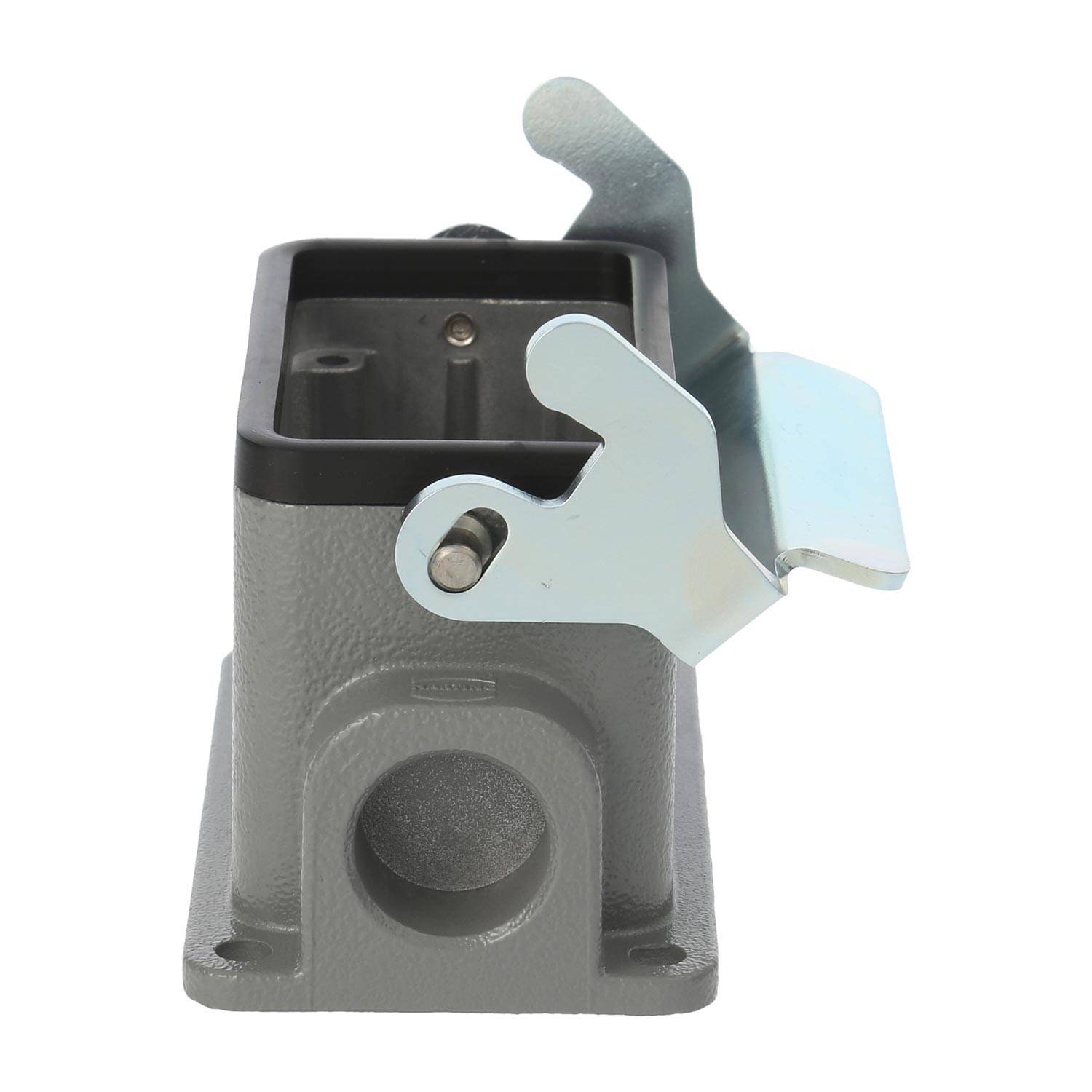 04300101250 HARTING Han 10B Sockelgehäuse niedrig, 1xM20 seitlicher Kabelabgang, mit 1 Längsbügel Verschraubung M20