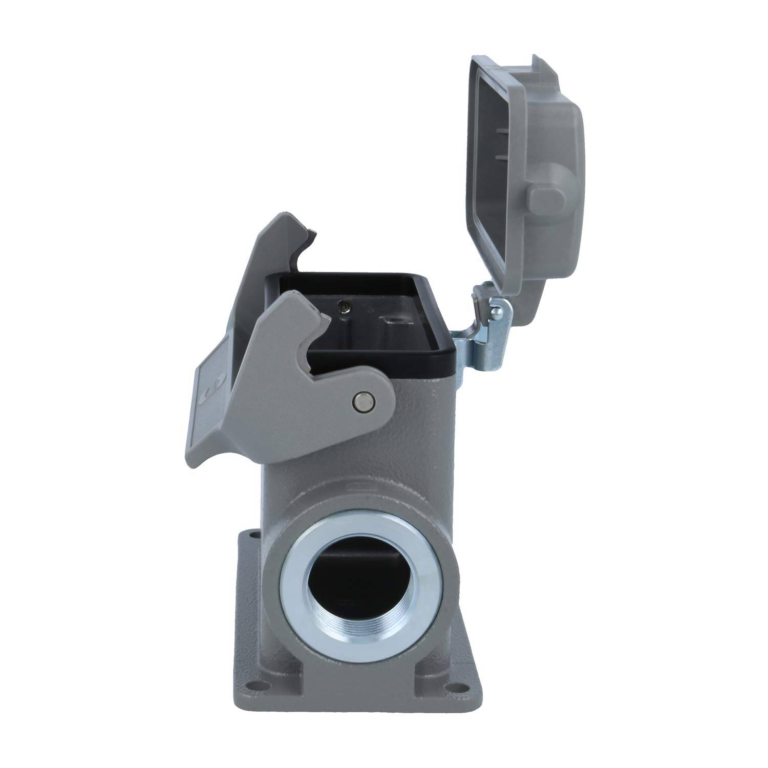 05300160266 HARTING Han 16B Sockelgehäuse hoch, 1xM25 seitlicher Kabelabgang, mit 1 Längsbügel mit Schutzkappe