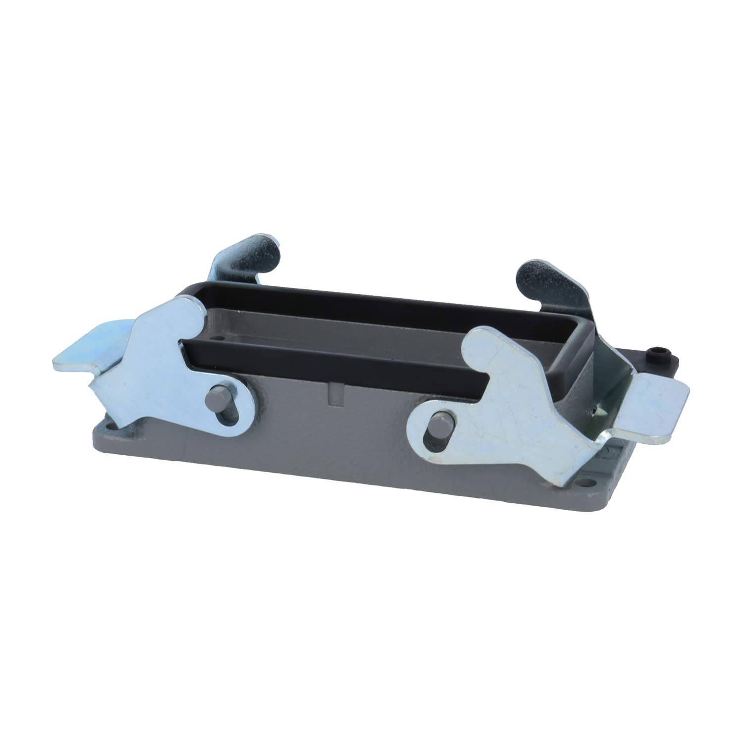 04300160301 HARTING Han 16B Anbaugehäuse mit 2 Querbügeln 2 Sicherheitsbügel Metall - 1Stück
