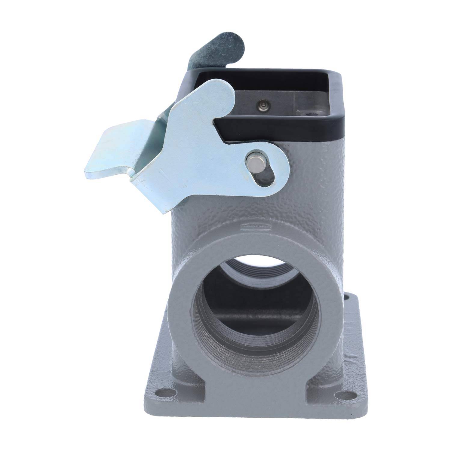 04300060264 HARTING Han 6B Sockelgehäuse hoch, 2xM32 seitlicher Kabelabgang, mit 1 Längsbügel Verschraubung M32