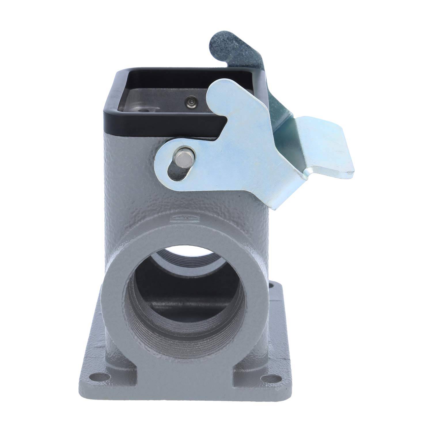 04300060264 HARTING Han 6B Sockelgehäuse hoch, 2xM32 seitlicher Kabelabgang, mit 1 Längsbügel Verschraubung M32