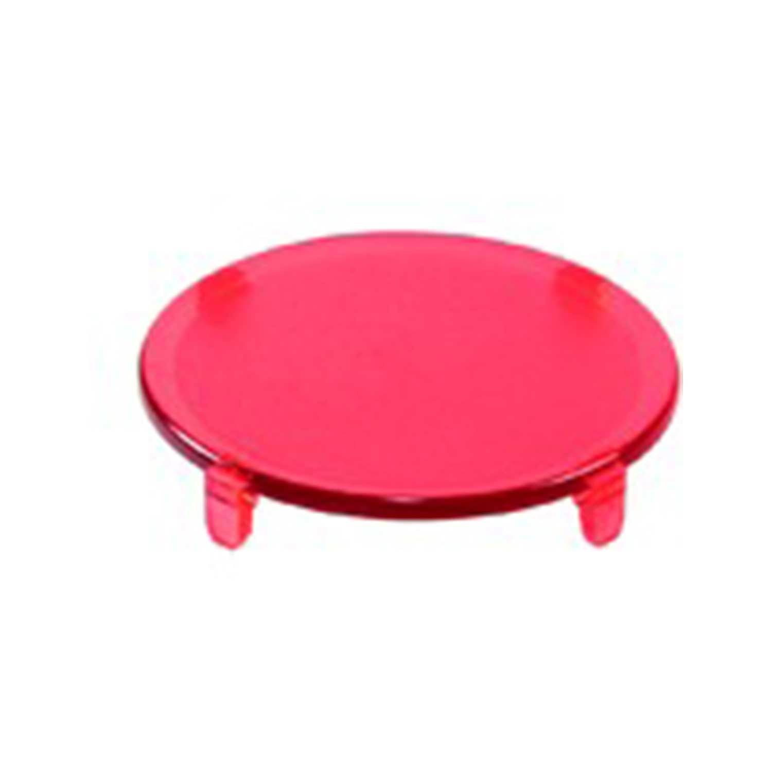 TG22RT Georg Schlegel Tasterkappe, flach transparent Farbe rot Ausführung beschreib- und beleuchtbar - 1Stück