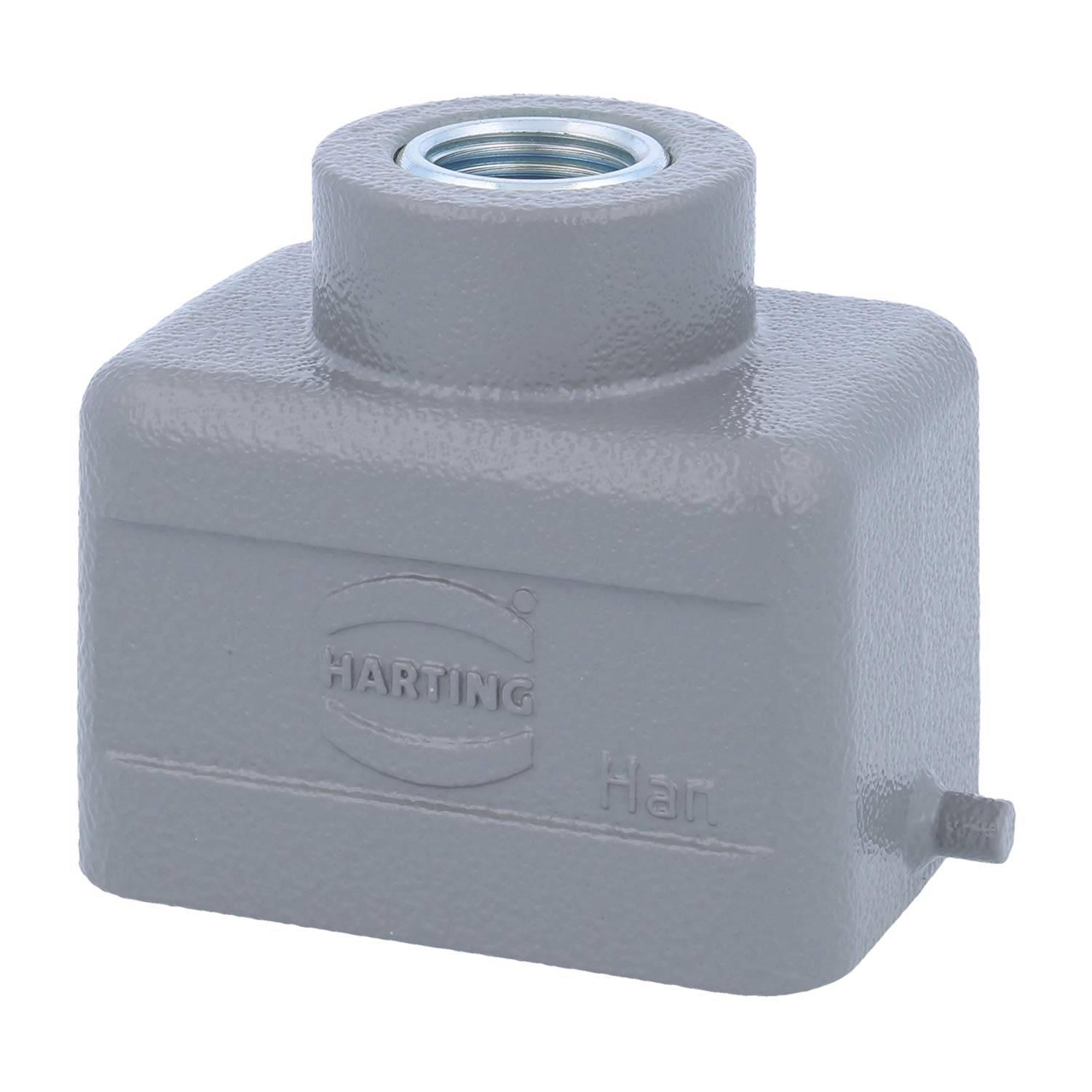 05300061461 HARTING Han 6B Tüllengehäuse niedrig, 1xM16 gerader Kabelabgang, für 1 Bügel (am Unterteil) Verschraubung