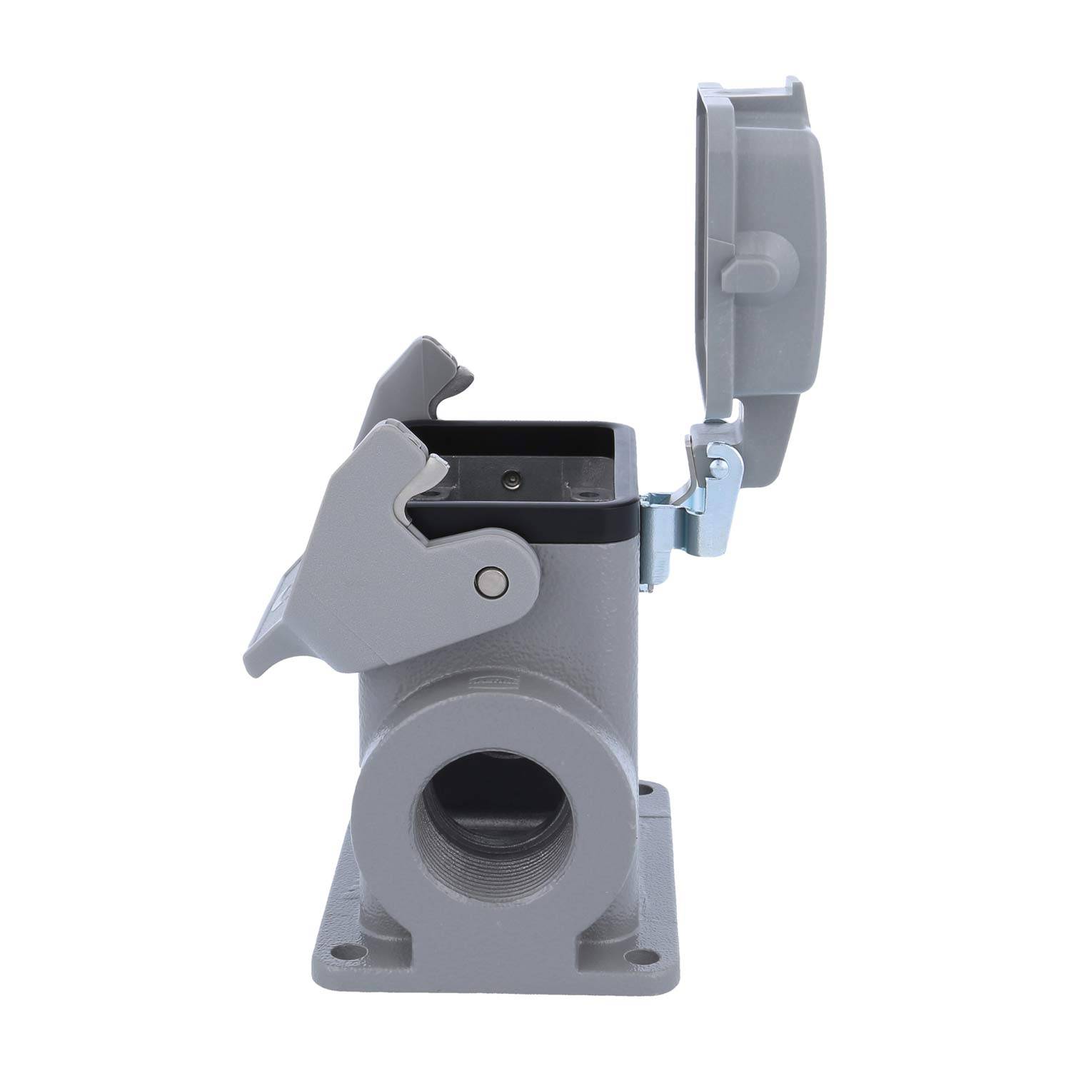 05300060272 HARTING Han 6B Sockelgehäuse hoch, 1xM25 seitlicher Kabelabgang, mit 1 Längsbügel mit Schutzkappe