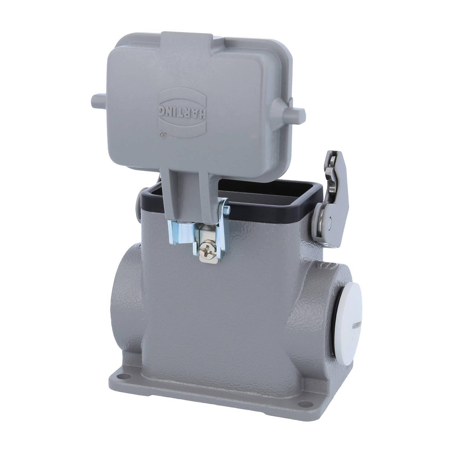 05300060272 HARTING Han 6B Sockelgehäuse hoch, 1xM25 seitlicher Kabelabgang, mit 1 Längsbügel mit Schutzkappe