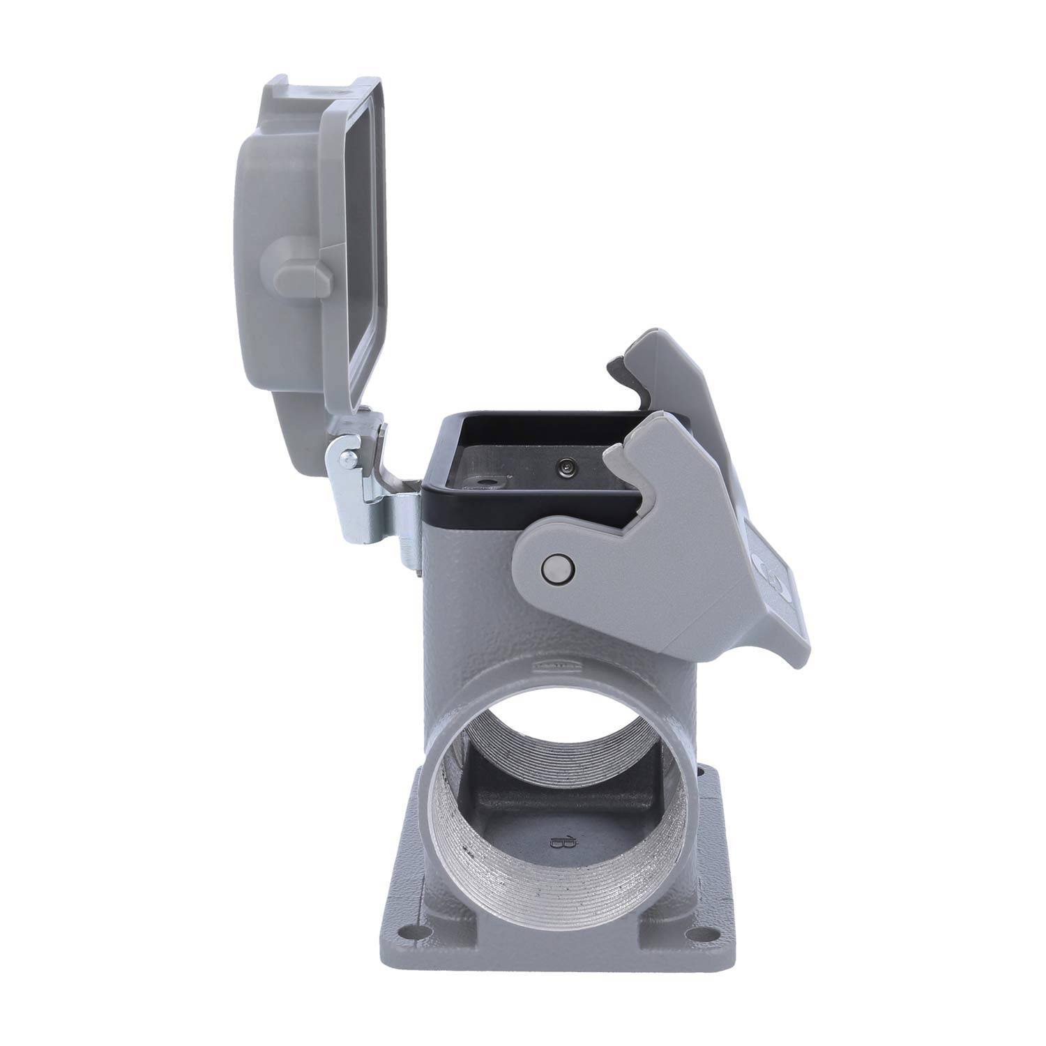 05300060268 HARTING Han 6B Sockelgehäuse hoch, 2xM40 seitlicher Kabelabgang, mit 1 Längsbügel mit Schutzkappe