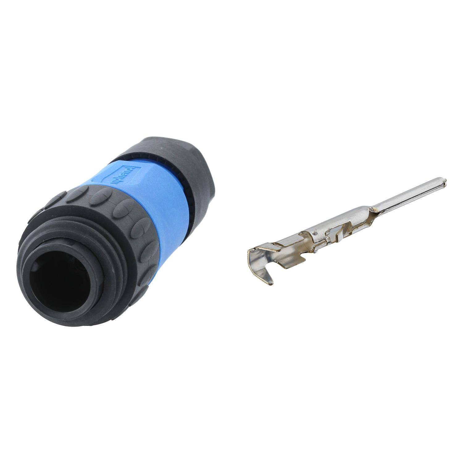 C01610H10641110K Amphenol SET-RD24-KSG Kabelsteckverbinder, inkl. Kontakte gerade Stift Crimpanschluss, Polzahl 6+PE