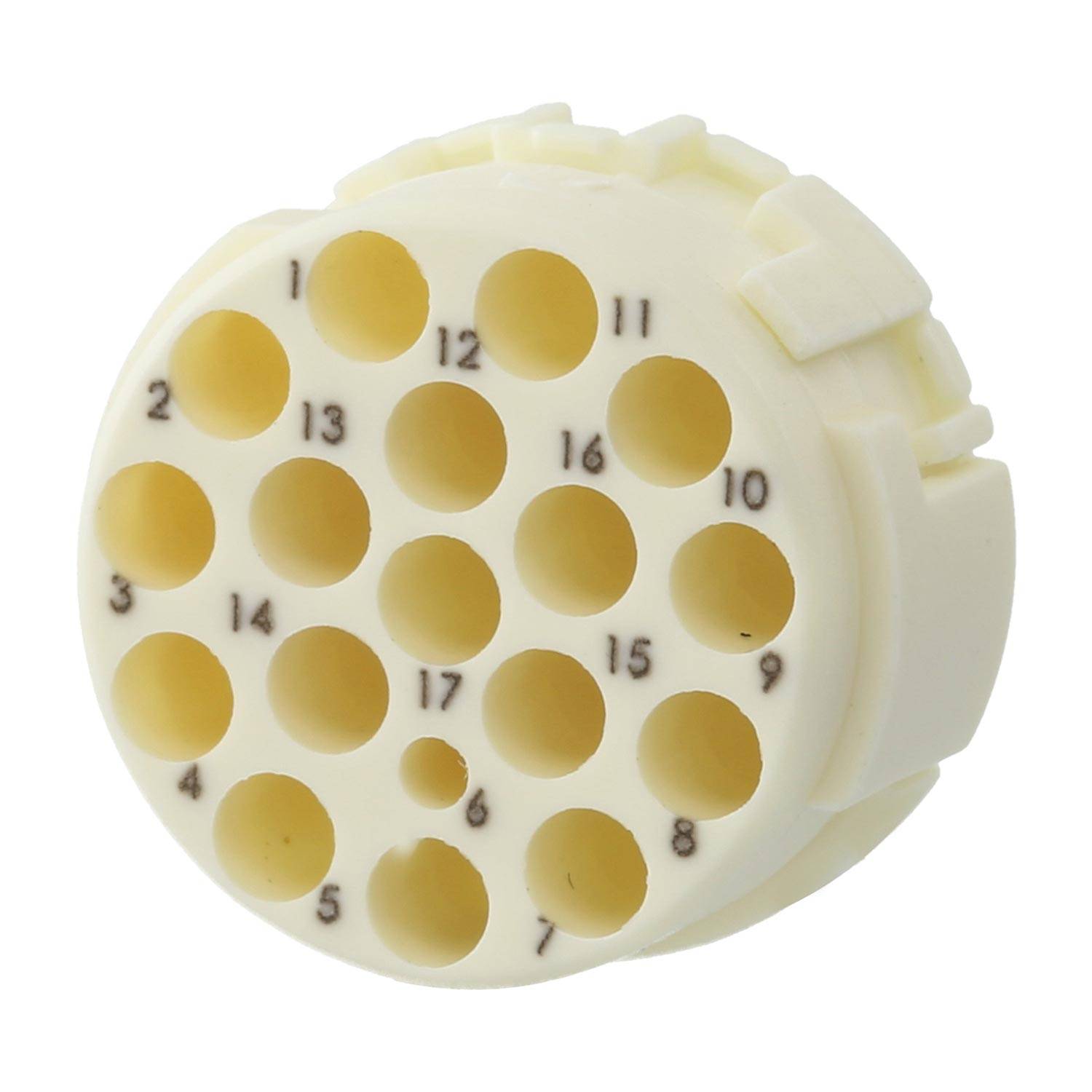 7003917101 HUMMEL M23 Signal Crimp-Kontakteinsatz Stift Crimpanschluss, Polzahl 17-polig 160V, 8A, Farbe weiß - 1Stück