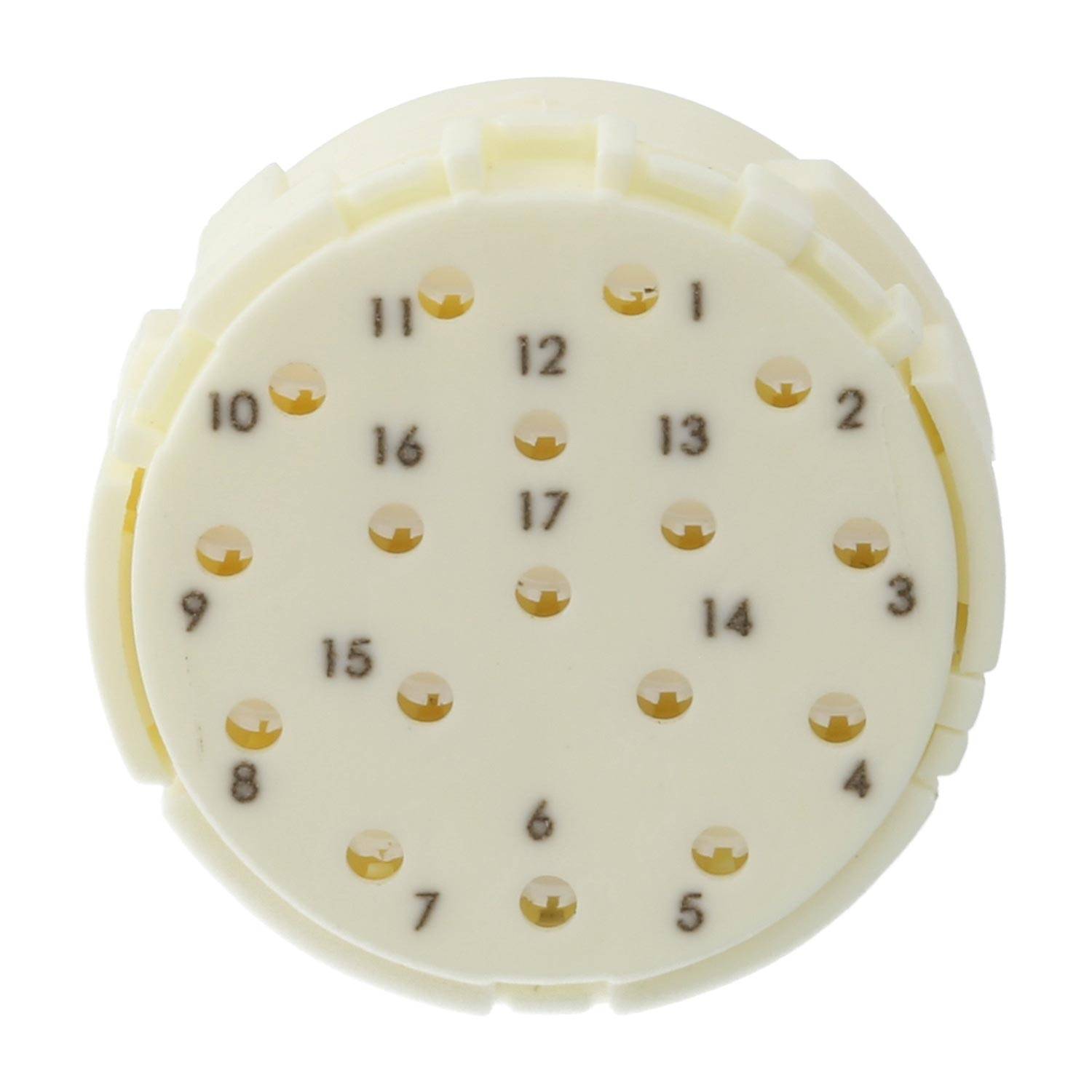 7003917101 HUMMEL M23 Signal Crimp-Kontakteinsatz Stift Crimpanschluss, Polzahl 17-polig 160V, 8A, Farbe weiß - 1Stück