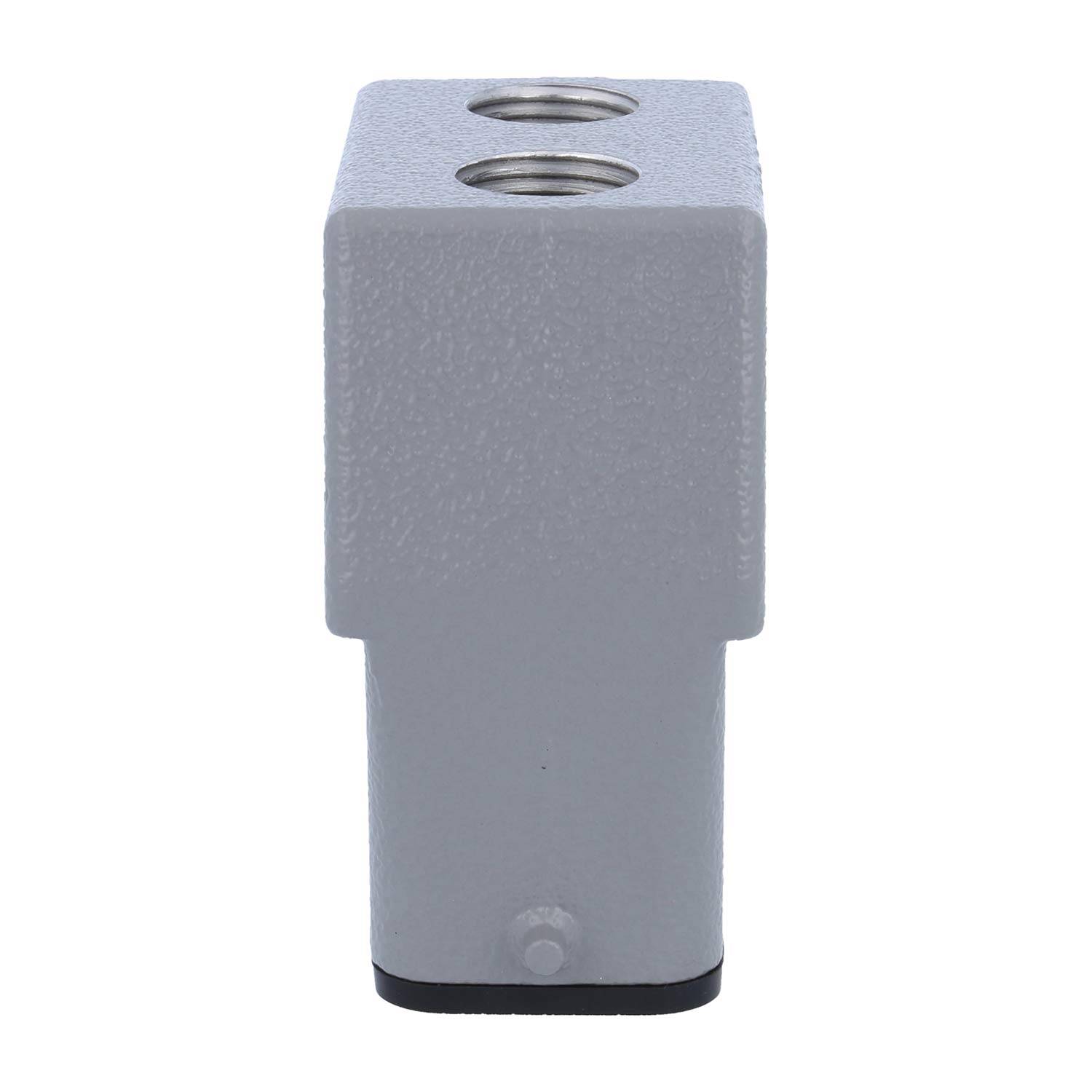 05200100463 HARTING Han 10A Tüllengehäuse hoch, 2xM16 gerader Kabelabgang, für 1 Bügel (am Unterteil) Verschraubung M16