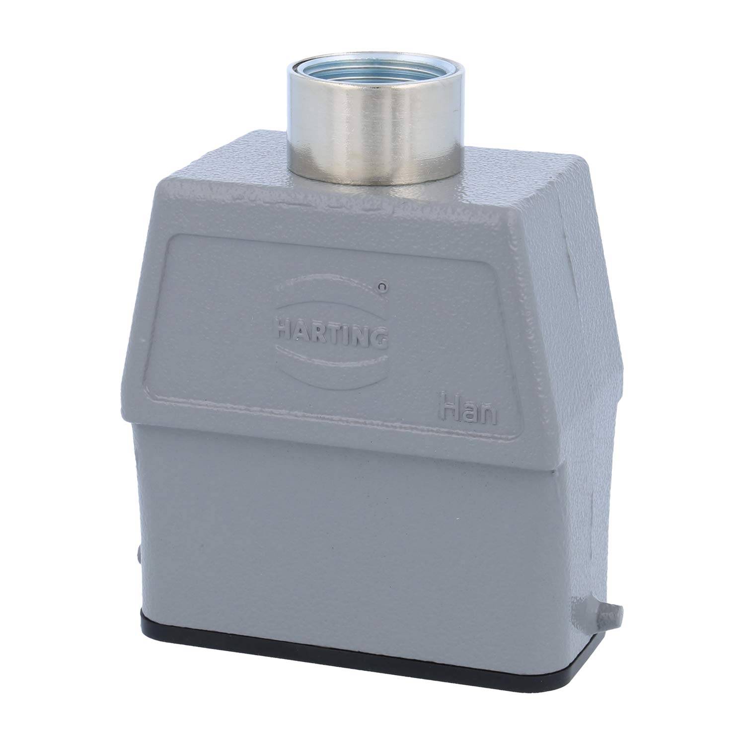 05200100461 HARTING Han 10A Tüllengehäuse hoch, 1xM20 gerader Kabelabgang, für 1 Bügel (am Unterteil) Verschraubung M20