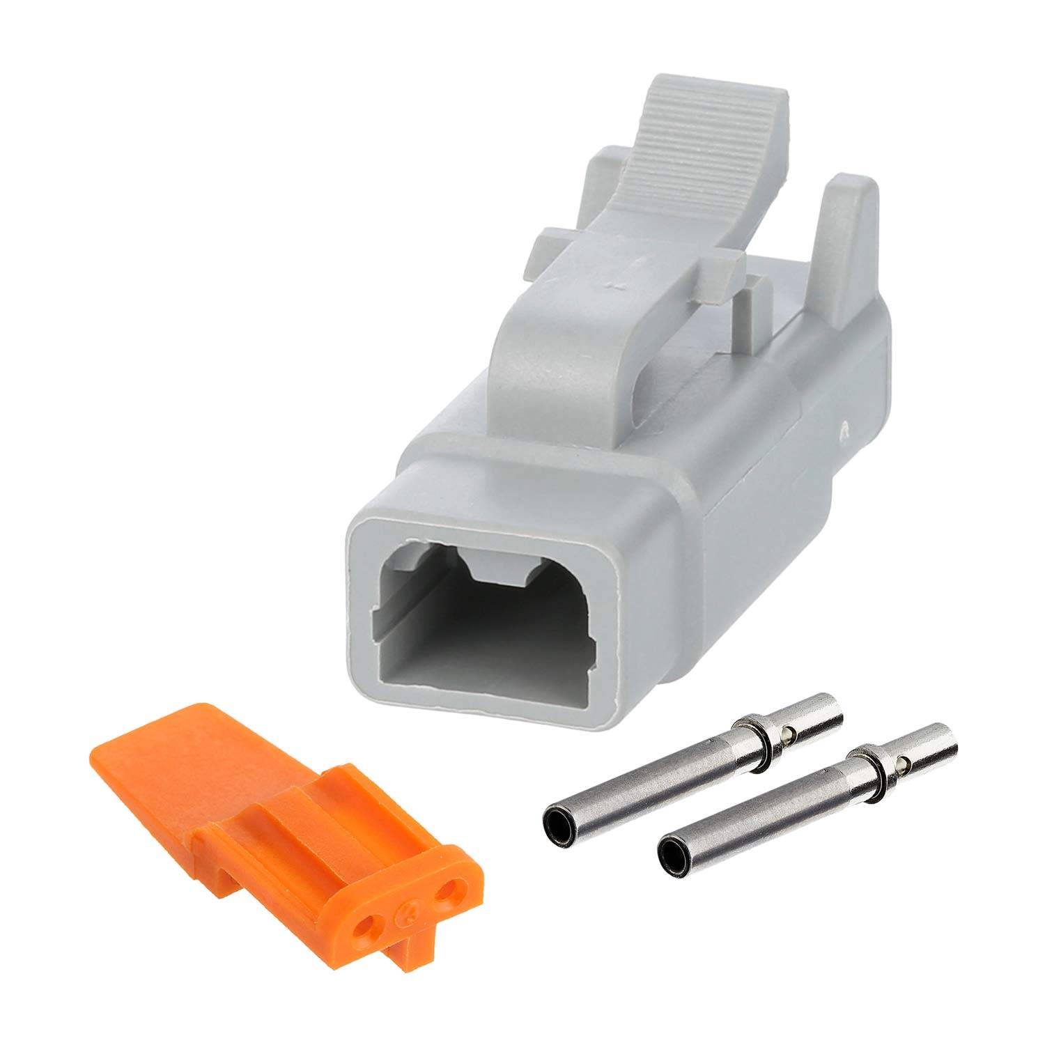 ATM06-2S-KIT01 Amphenol AS-2SF 108 SET-Kabeldose ATM-Serie Buchse, 2-polig, Crimpanschluss Isolationsdurchmesser 1,35mm