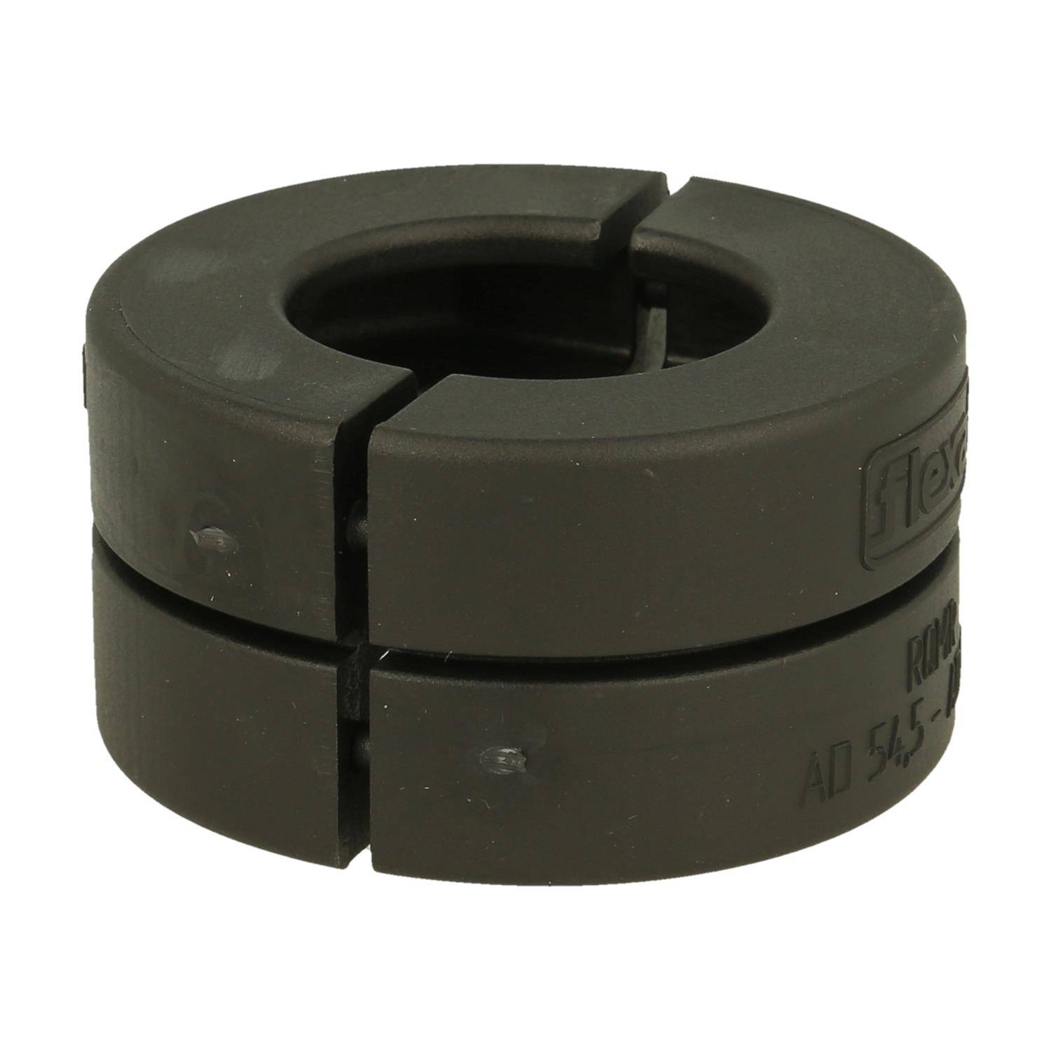 Eine schwarze, zylindrische Gummikupplung mit zwei Nuten, entwickelt zum Verbinden von rotierenden Wellen, zur Verbesserung der Flexibilität und Reduzierung von Vibrationen.