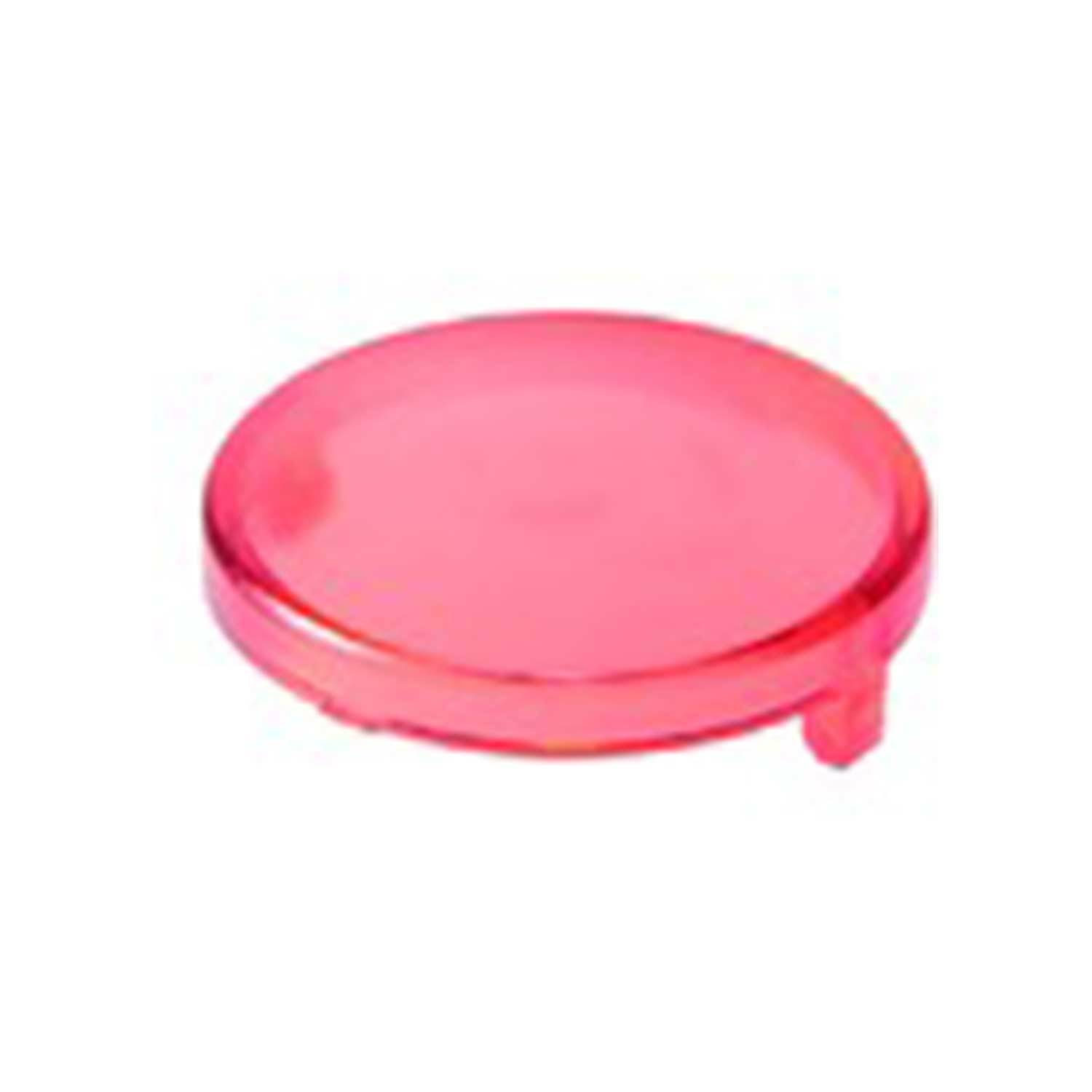 KF20RT Georg Schlegel Kalotte, gewölbt transparent Farbe rot Ausführung beschreib- und beleuchtbar - 1Stück