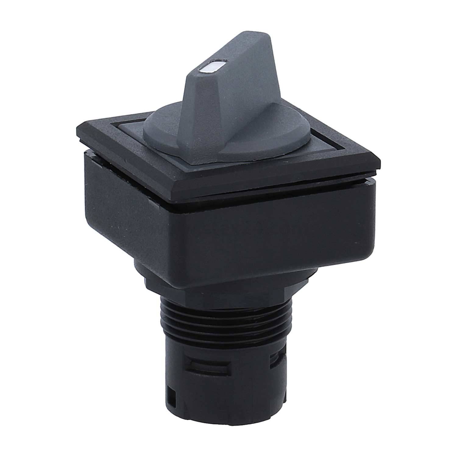 QXJWC Georg Schlegel Wahlschalter links rastend, rechts tastend quadratisch, QUARTRON-JUWEL Beleuchtbar: Nein