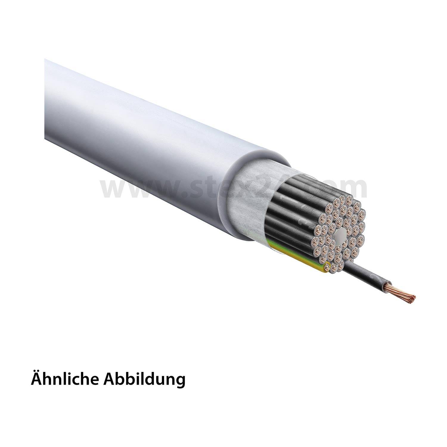 Ein Querschnitt eines Mehrkernkabels mit sichtbaren Kupferdrähten. Der Text 'Ähnliche Abbildung' gibt an, dass es sich um eine ähnliche Darstellung handelt.