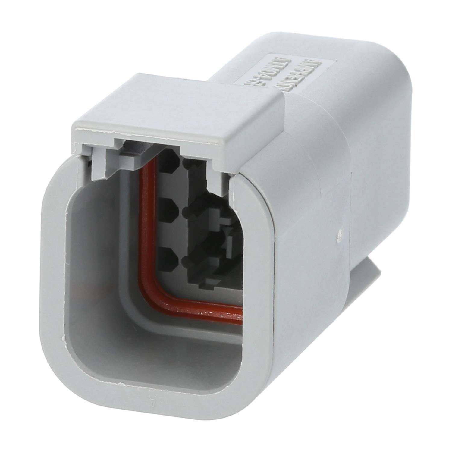 ATM04-6P Amphenol AS-6SM 118 Kabelstecker ATM-Serie Stift, 6-polig, Crimpanschluss Isolationsdurchmesser 1,35mm -