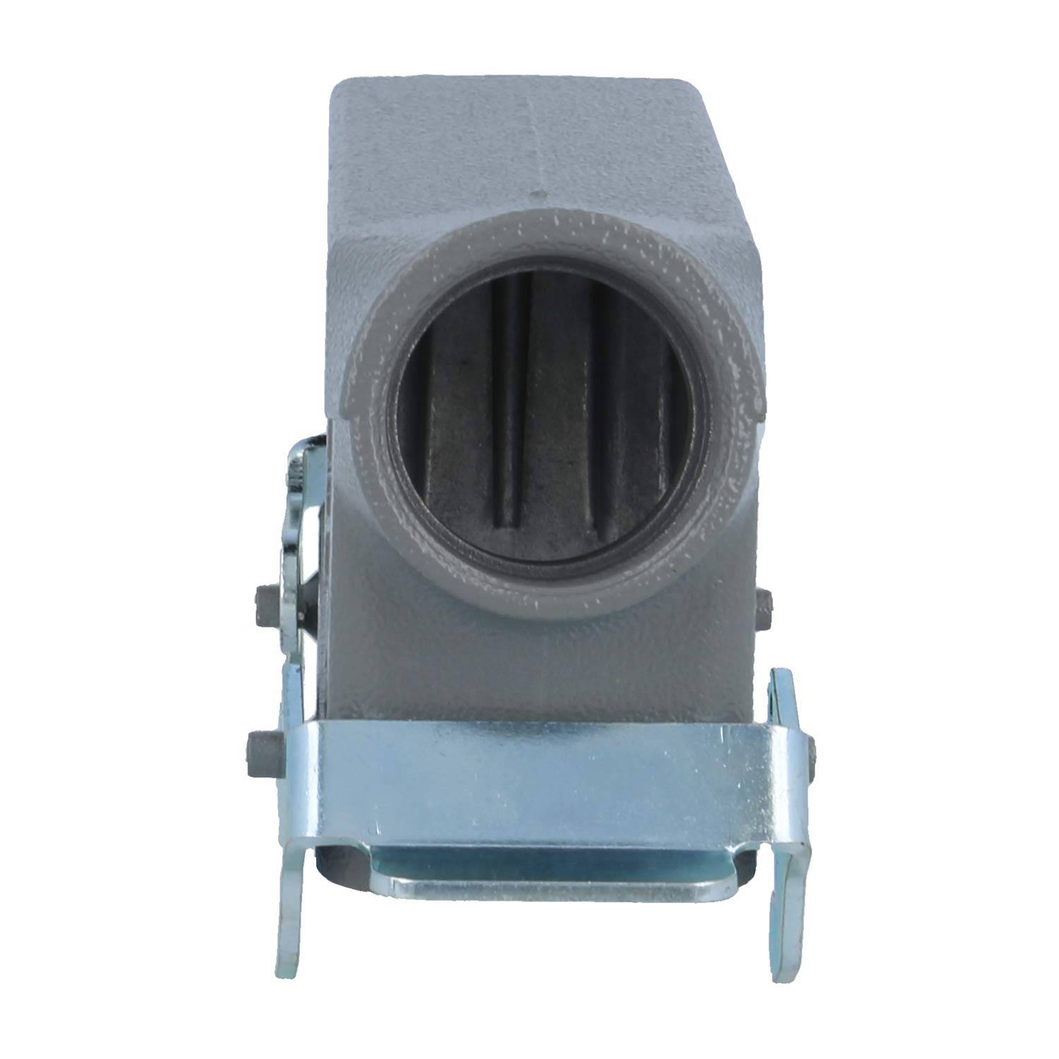 04300161569 HARTING Han 16B Tüllengehäuse niedrig, 1xM32 seitlicher Kabelabgang, mit 2 Querbügeln Verschraubung M32