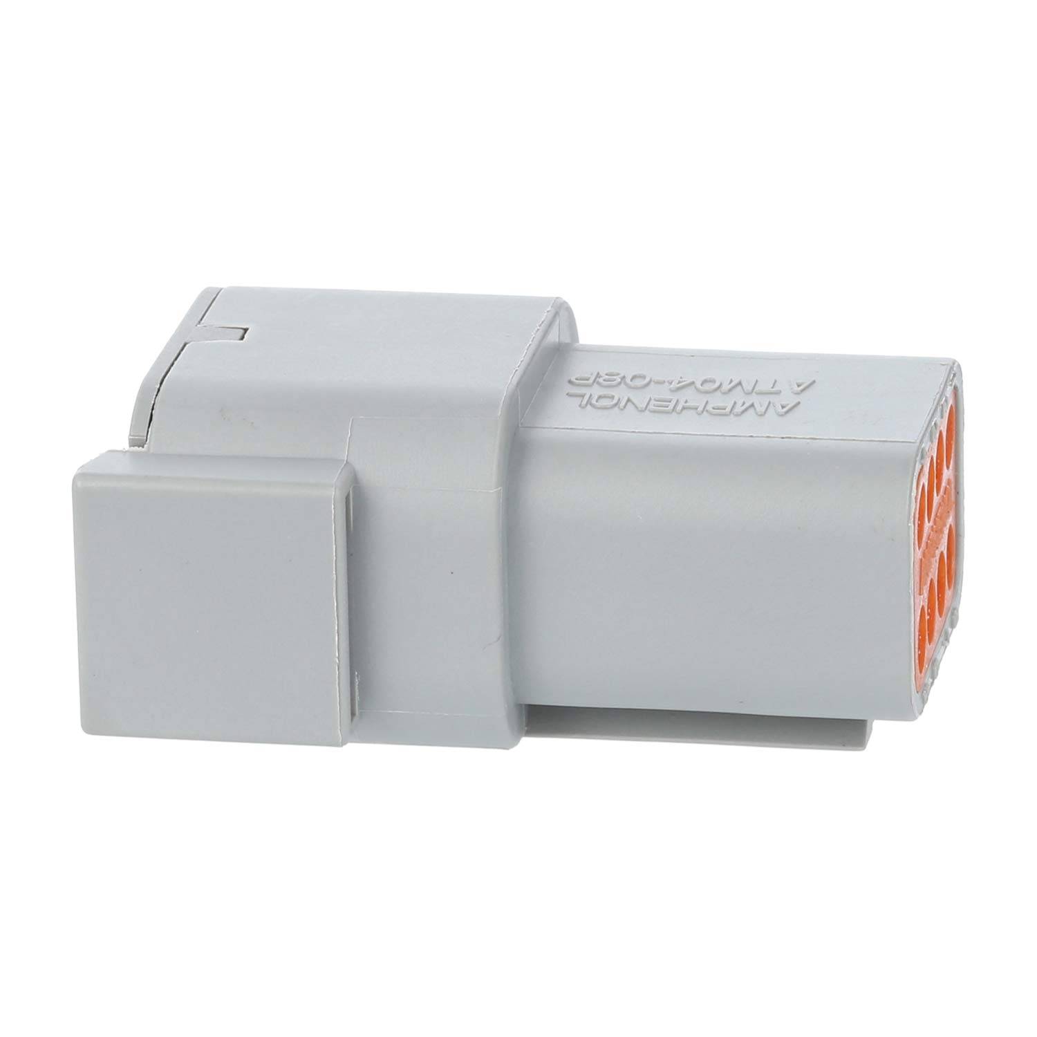 ATM04-08PA Amphenol AS-8SM 113 Kabelstecker ATM-Serie Stift, Kodierung A, 8-polig, Crimpanschluss Isolationsdurchmesser