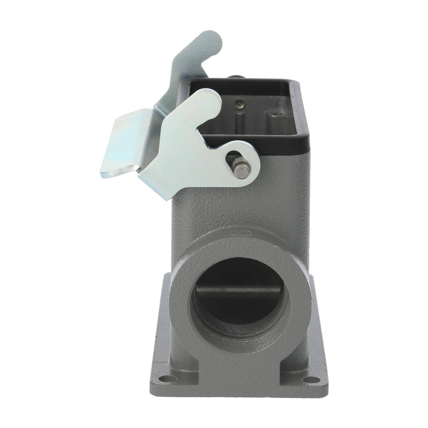 04300160264 HARTING Han 16B Sockelgehäuse hoch, 1xM25 seitlicher Kabelabgang, mit 1 Längsbügel Verschraubung M25