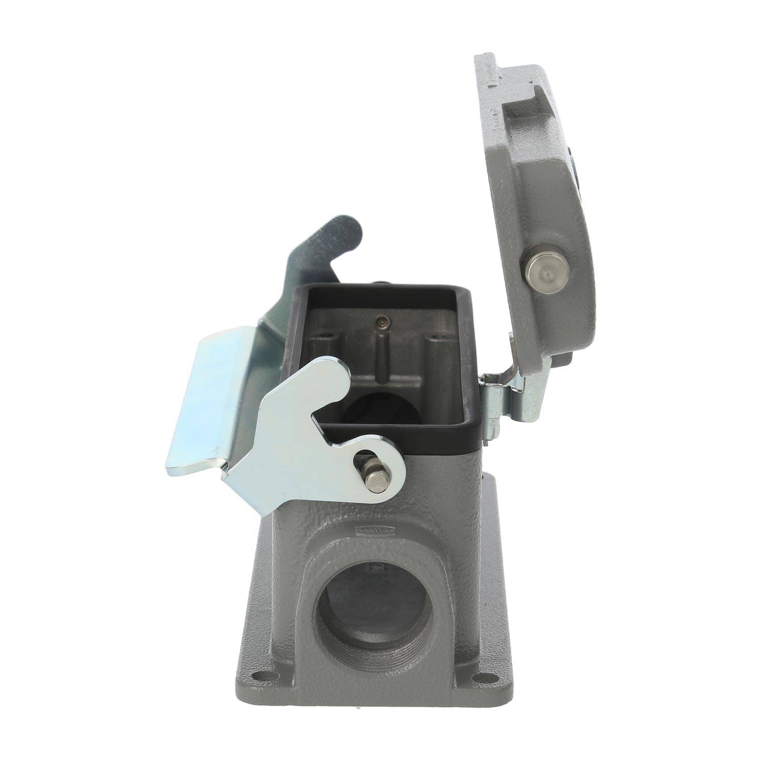 04300242269 HARTING Han 24B Sockelgehäuse niedrig, 1xM25 seitlicher Kabelabgang, mit 1 Längsbügel mit Schutzkappe
