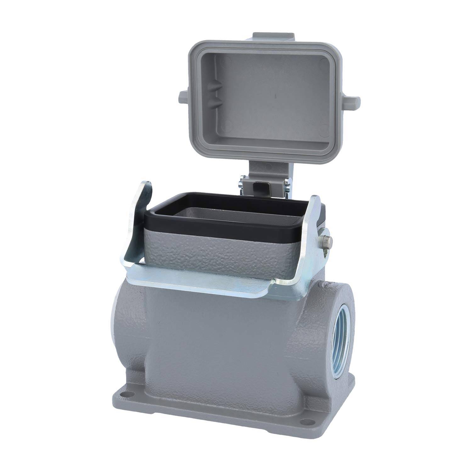 04300060272 HARTING Han 6B Sockelgehäuse hoch, 1xM25 seitlicher Kabelabgang, mit 1 Längsbügel mit Schutzkappe