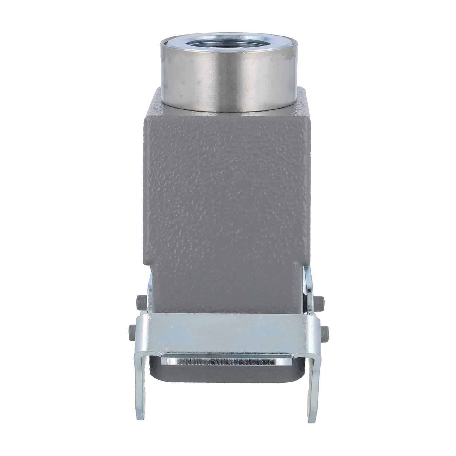 04300100464 HARTING Han 10B Tüllengehäuse hoch, 1xM25 gerader Kabelabgang, mit 2 Querbügeln Verschraubung M25