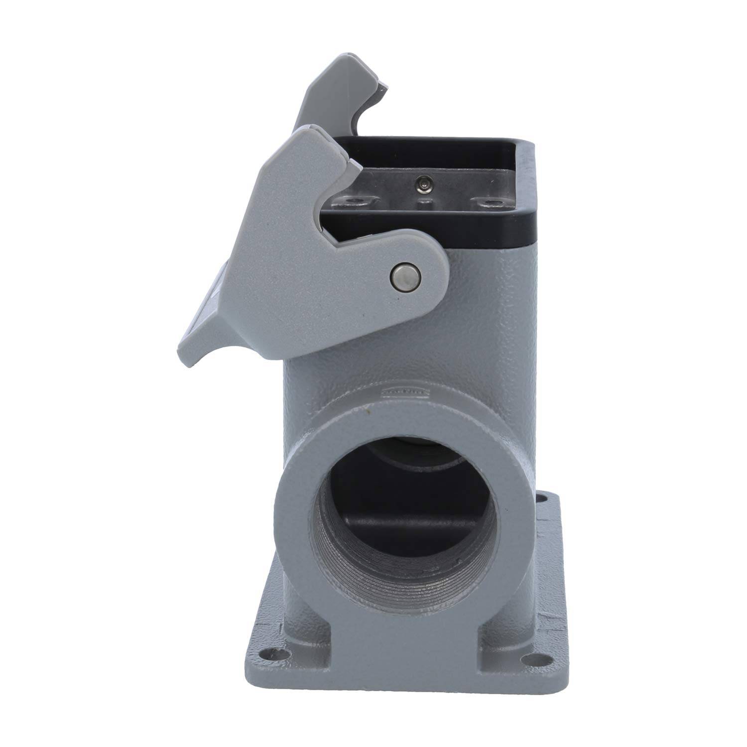 05300100280 HARTING Han 10B Sockelgehäuse hoch, 1xM32 seitlicher Kabelabgang, mit 1 Längsbügel Verschraubung M32