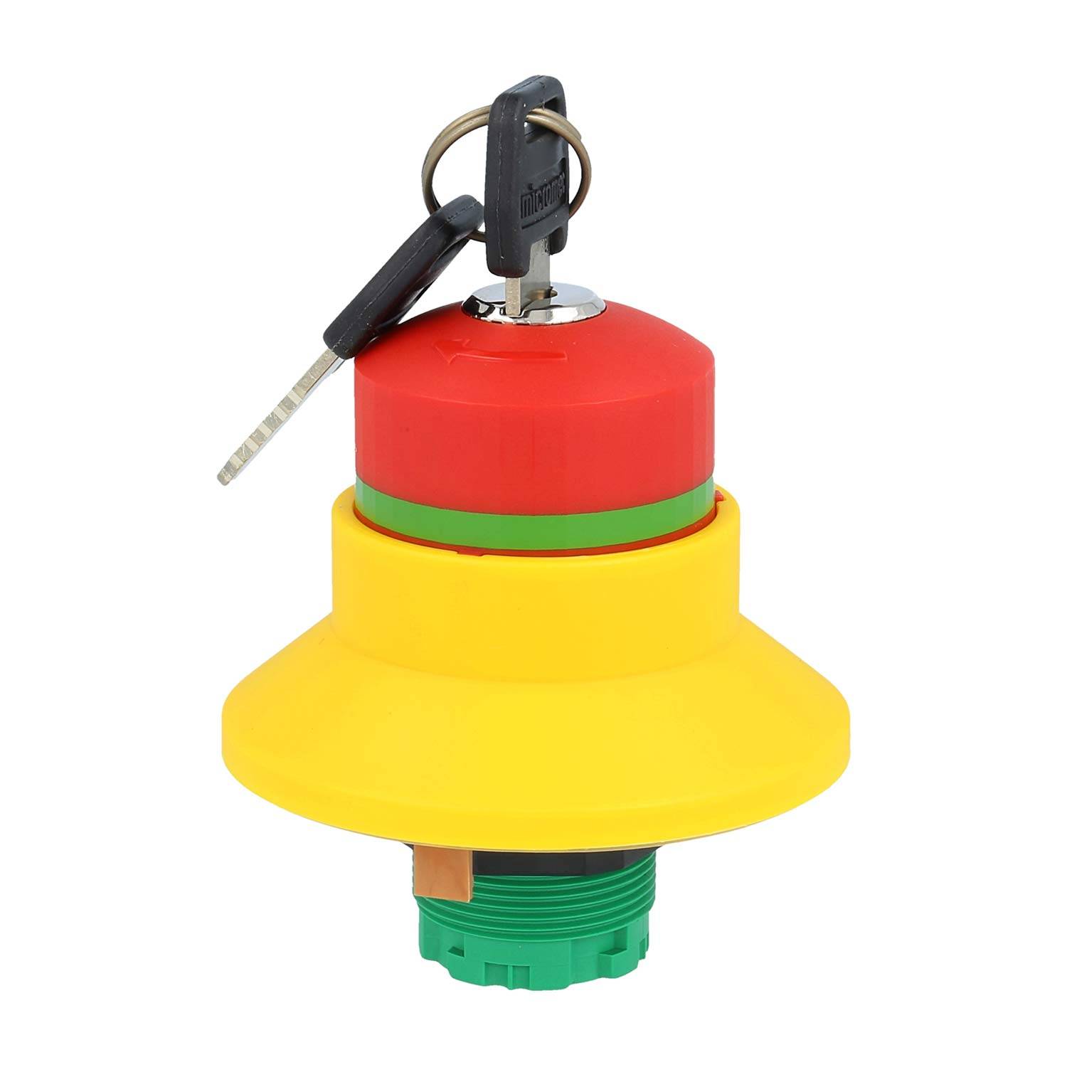 QRBLUVSE Georg Schlegel Not-Aus-Schalter / Not-Halt-Taster beleuchtbar, rund, QUARTEX-R Beleuchtbar: Ja Beschriftbar: