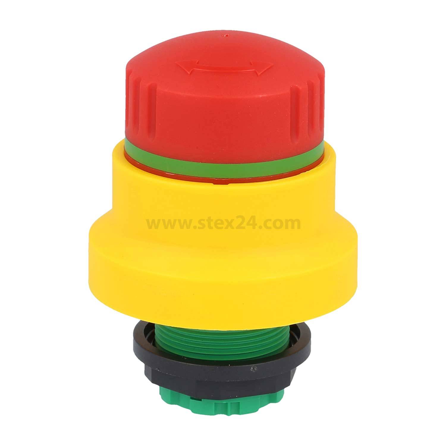 QRBUV43 Georg Schlegel Not-Aus-Schalter / Not-Halt-Taster rund, QUARTEX-R Beleuchtbar: Nein Beschriftbar: Nein