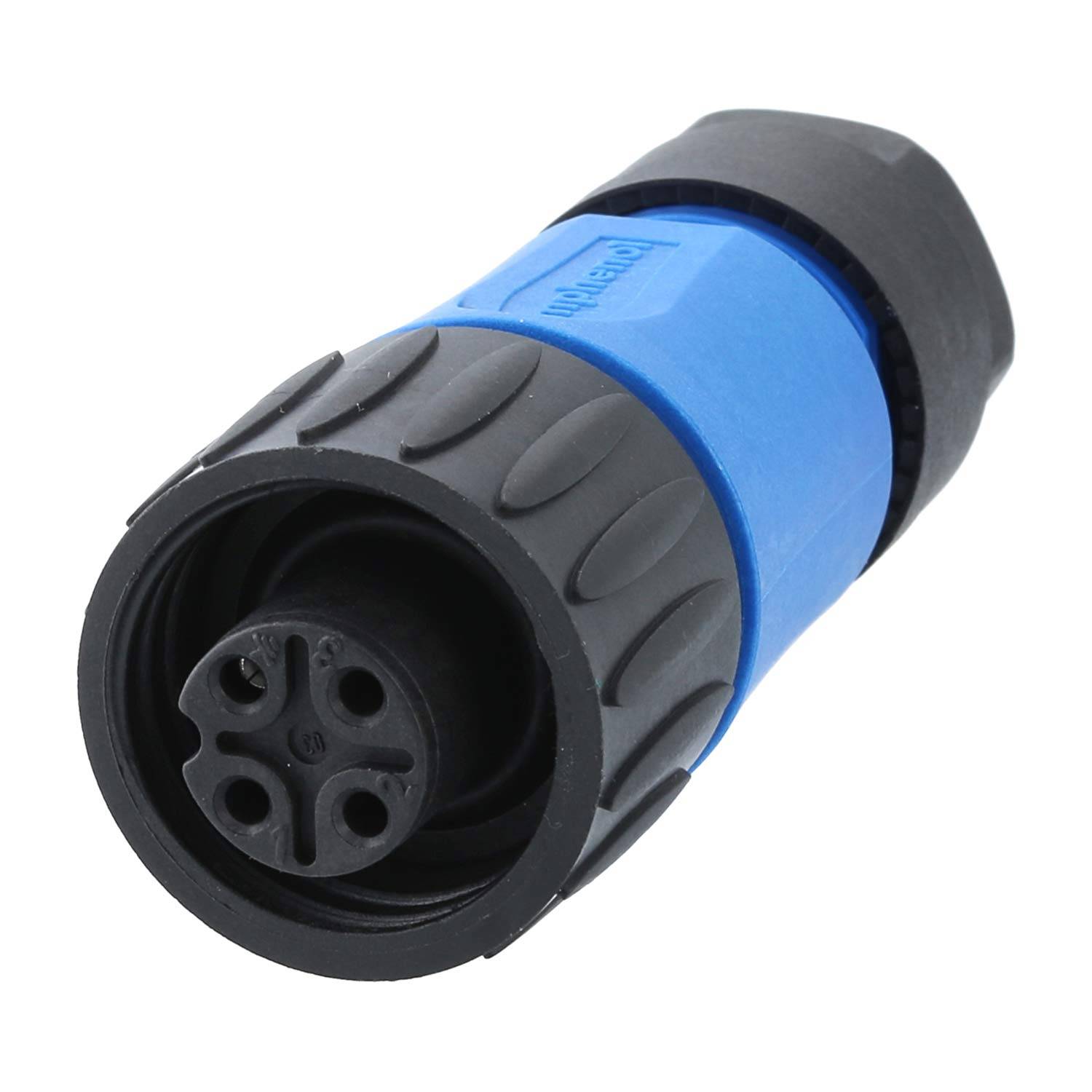 C01620D00311010 Amphenol RD24-KBG Kabelsteckverbinder, inkl. Zugentlastung gerade Buchse Schraubanschluss, Polzahl 3+PE