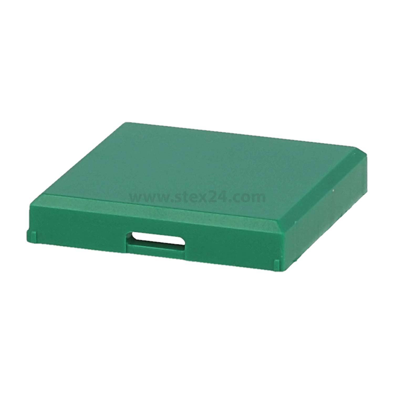 T25FGGN Georg Schlegel Tasterkappe, flach transparent Farbe grün Ausführung beschreib- und beleuchtbar - 1Stück