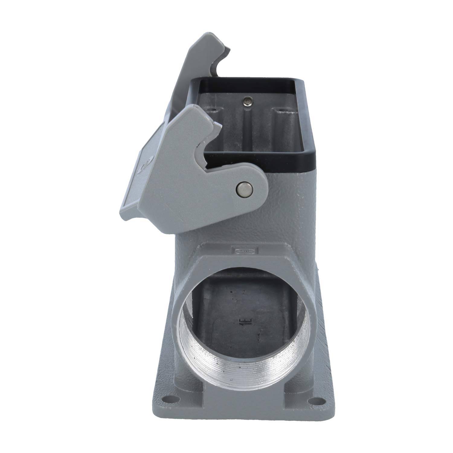 05300240279 HARTING Han 24B Sockelgehäuse hoch, 2xM40 seitlicher Kabelabgang, mit 1 Längsbügel Verschraubung M40