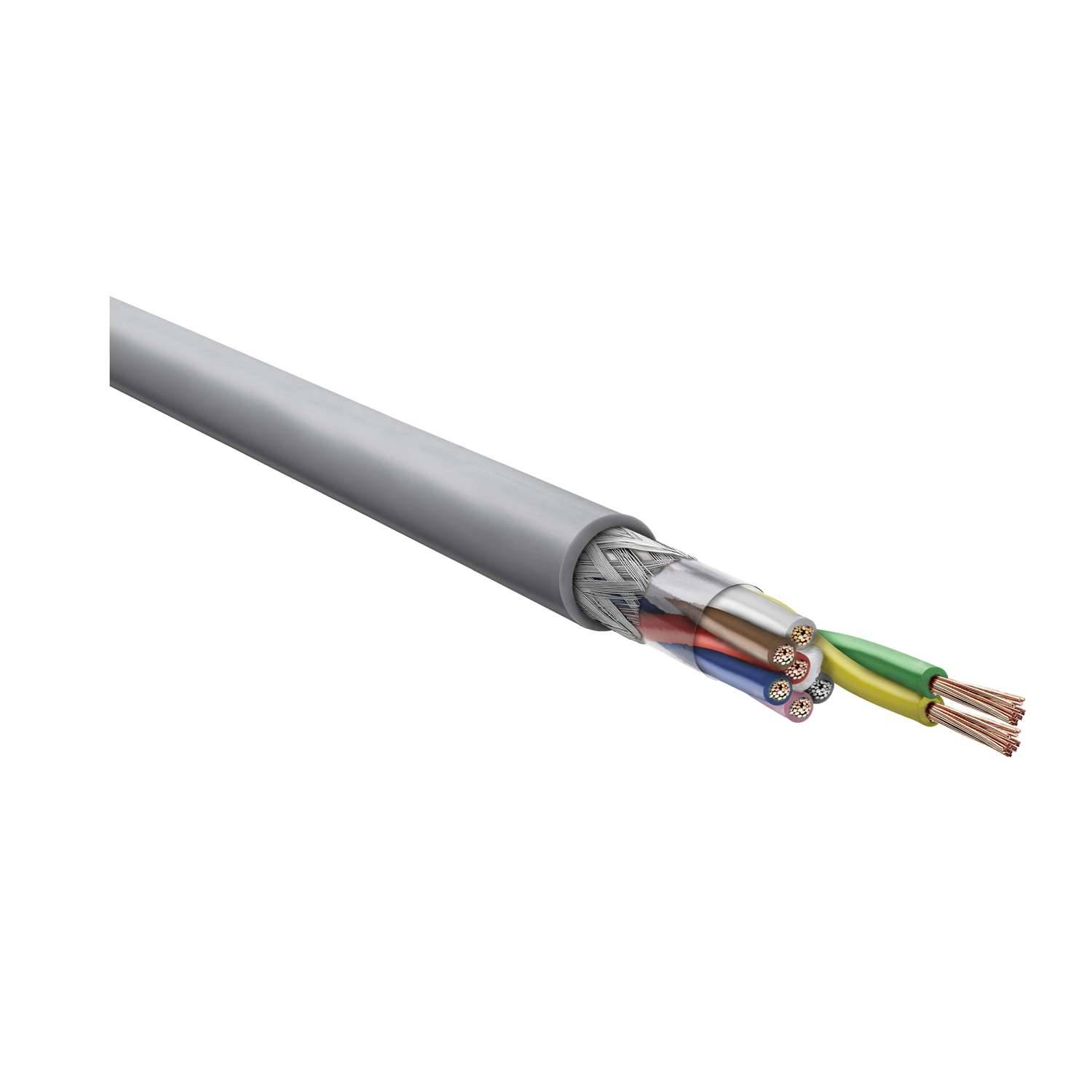 HELU KABEL LiYCY (TP) UL/CSA 4x2x0,14mm² AWG26/7 Datenleitung geschirmt AD 6,4mm Betriebsspitzenspannung 300V nach