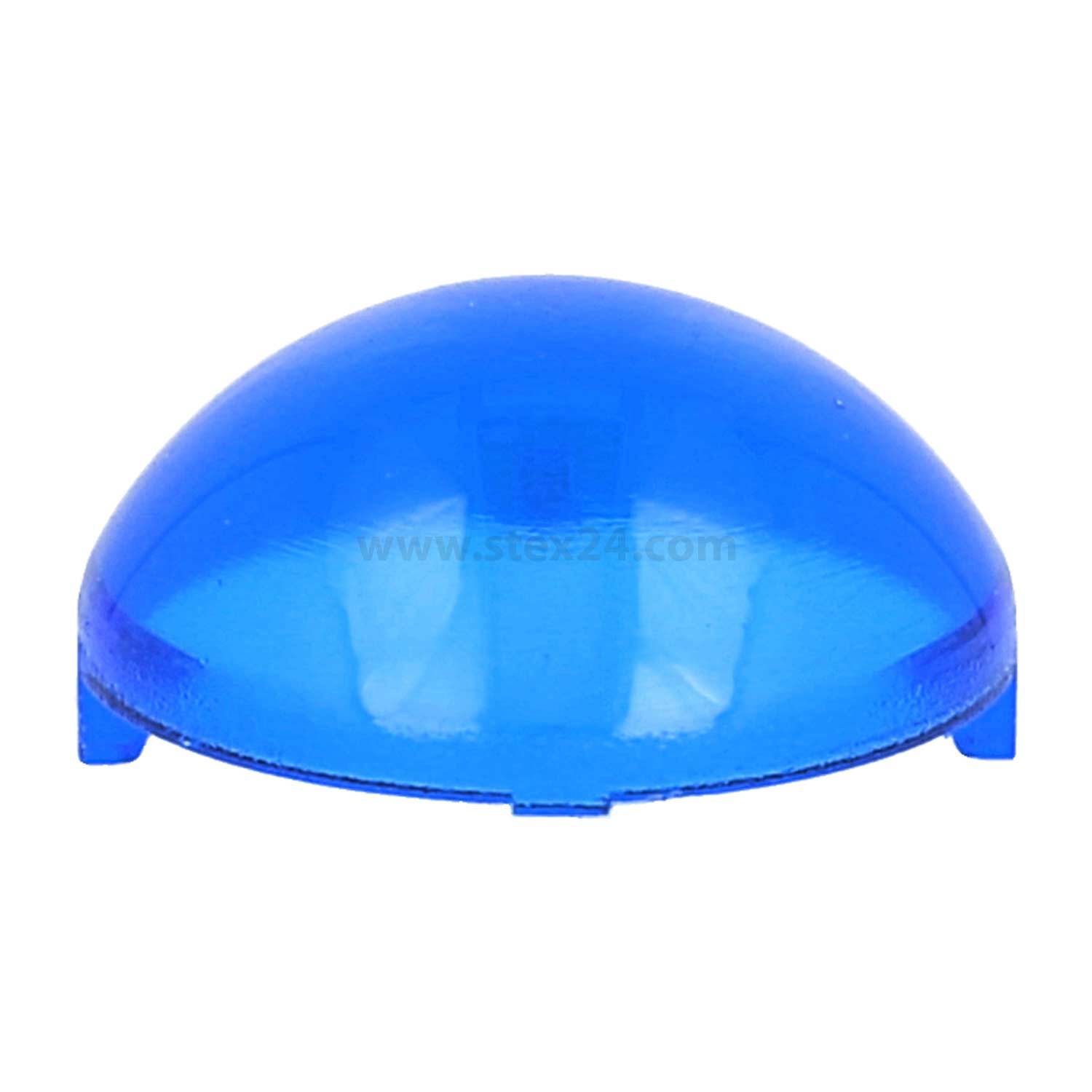 KH20BL Georg Schlegel Kalotte, kugelförmig transparent Farbe blau Ausführung beschreib- und beleuchtbar - 1Stück