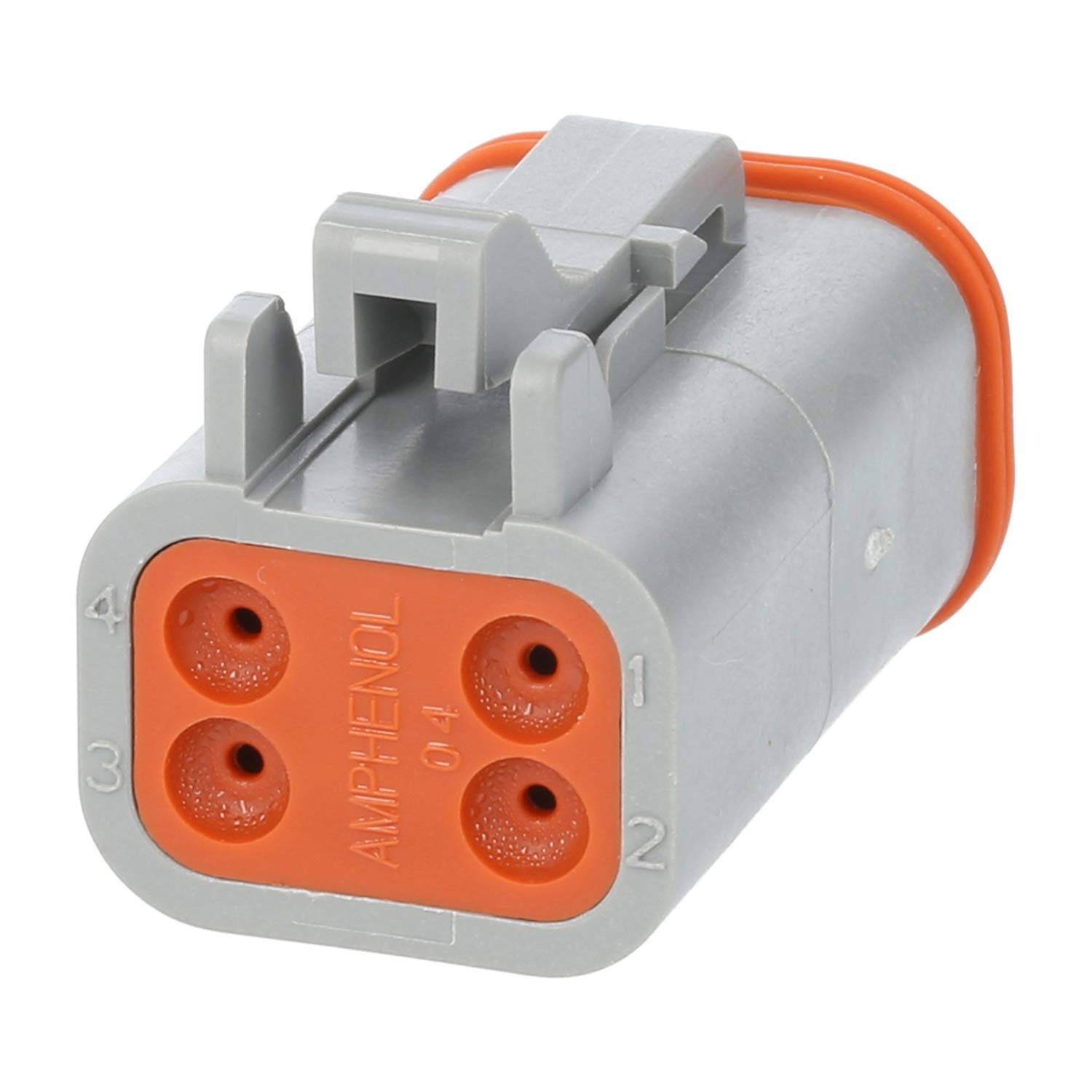 AT06-4S Amphenol AS-4SF 109 Kabeldose AT-Serie Buchse, 4-polig, Crimpanschluss Isolationsdurchmesser 2,24mm - 3,68mm,