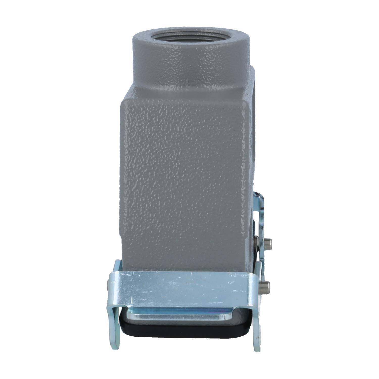 04300160730 HARTING Han 16B Kupplungsgehäuse hoch, 1xPG21 gerader Kabelabgang, mit 2 Querbügeln Verschraubung PG21