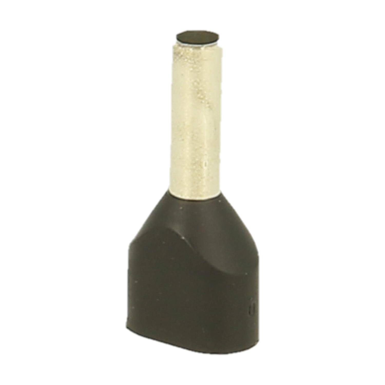 Eine schwarz und silbern metallfarbene Düsenanbringung, wahrscheinlich für ein Werkzeug oder ein Gerät.