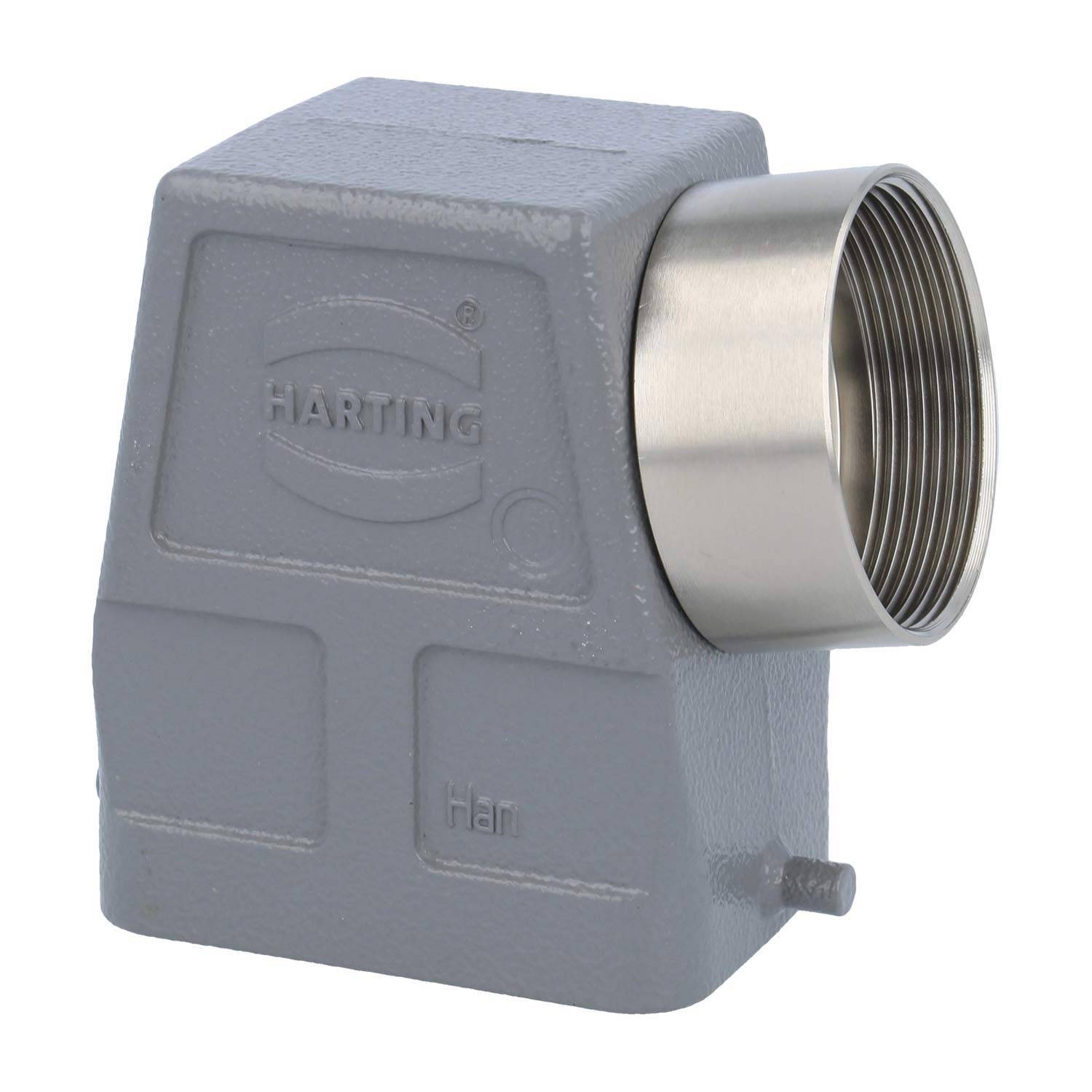 05300060564 HARTING Han 6B Tüllengehäuse hoch, 1xM40 seitlicher Kabelabgang, für 1 Bügel (am Unterteil) Verschraubung