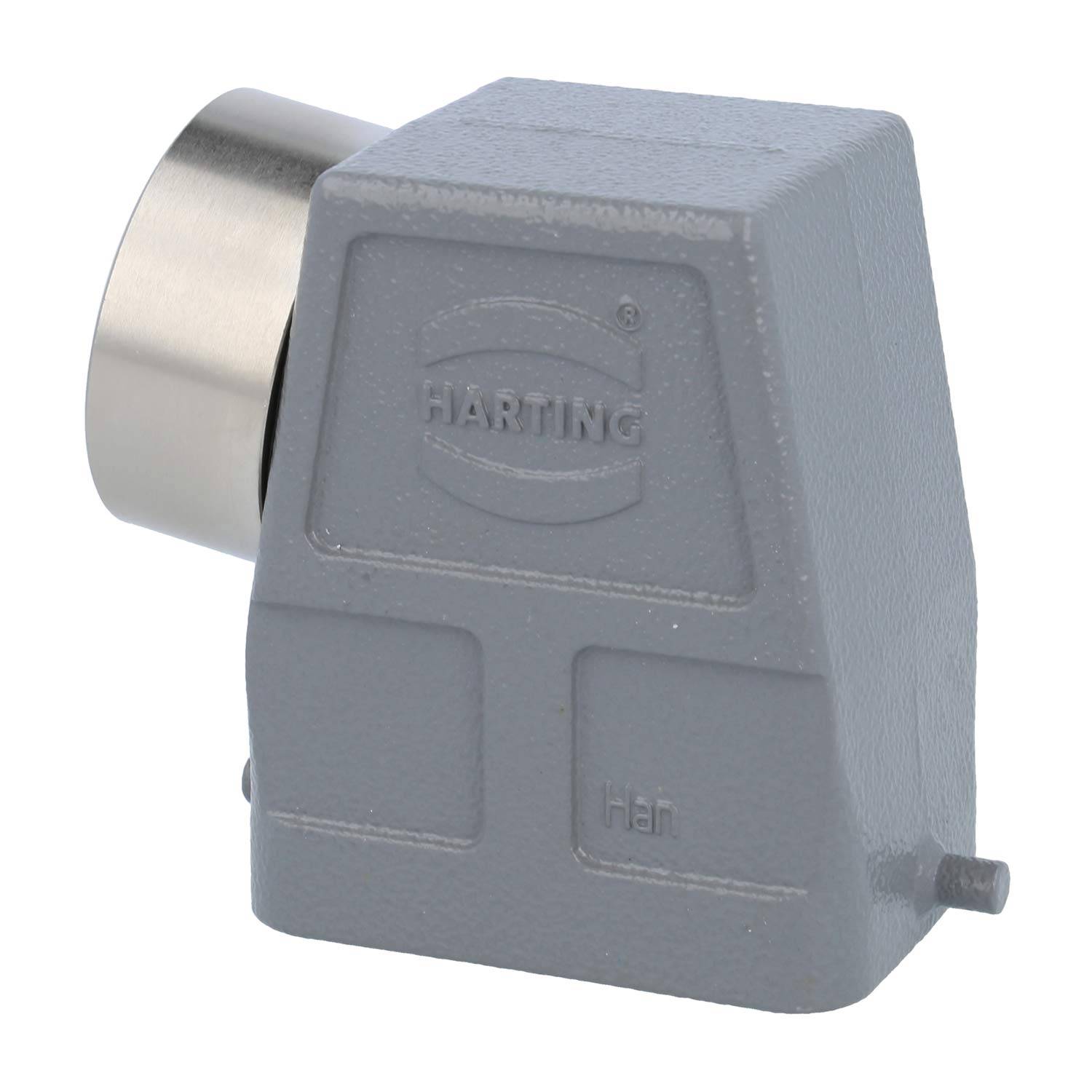 05300060564 HARTING Han 6B Tüllengehäuse hoch, 1xM40 seitlicher Kabelabgang, für 1 Bügel (am Unterteil) Verschraubung